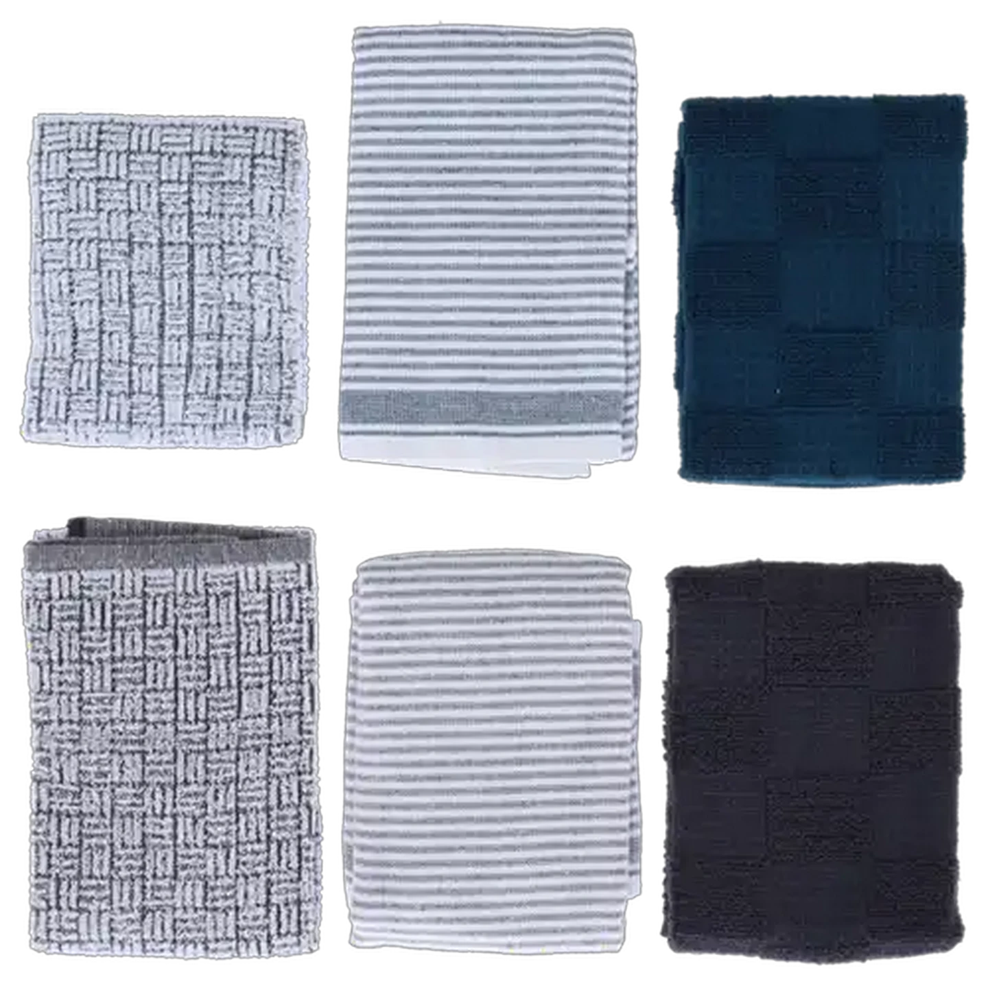 Image of Essentials Chambray Kitchen Cloth 3-Pack (Colour May Vary)