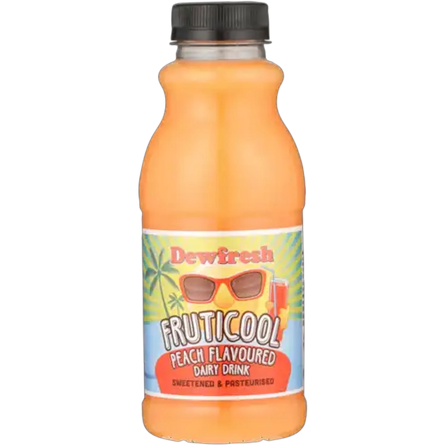 Image of Dewfresh Fruticool Peach Flavoured Dairy Drink Bottle 500ml