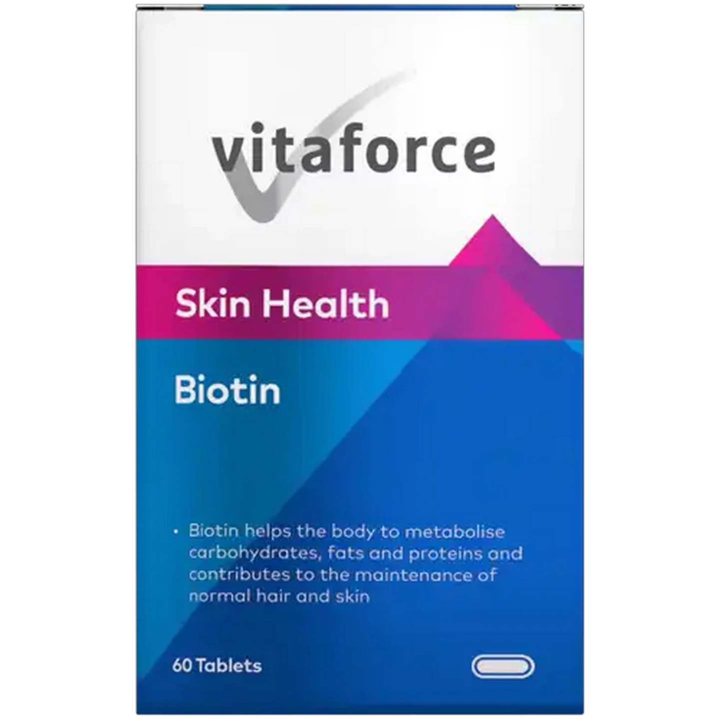 Image of Vitaforce Biotin Skin Health Supplement 60 Pack