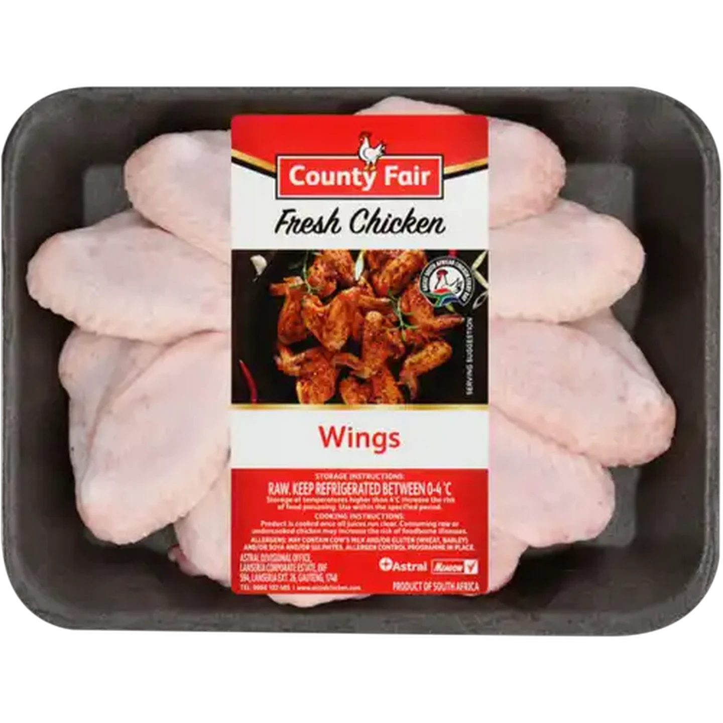 Image of County Fair Fresh Chicken Wings Per kg