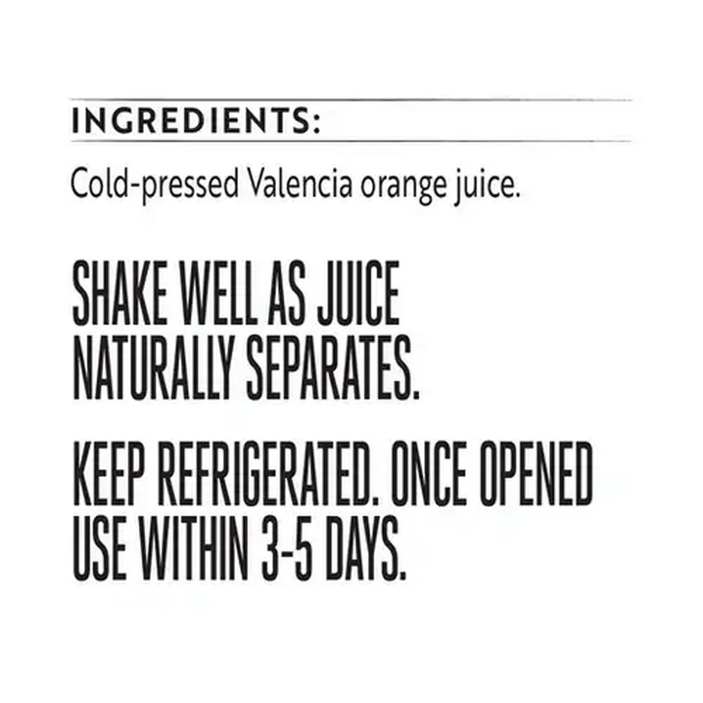 Image of Simple Truth Cold Pressed  Valencia Orange Juice 750ml
