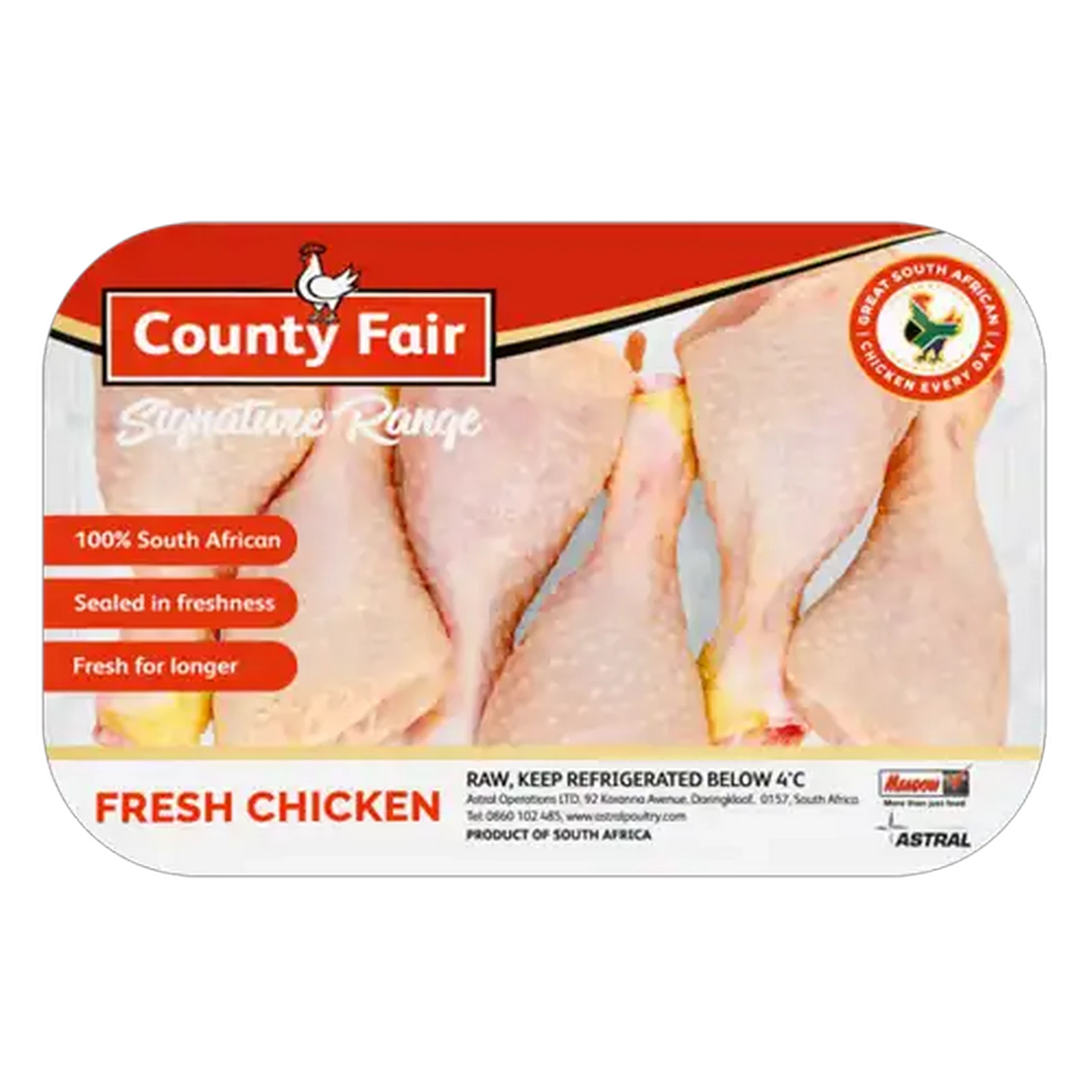 Image of County Fair Fresh Chicken Drum Sticks 6 Pack