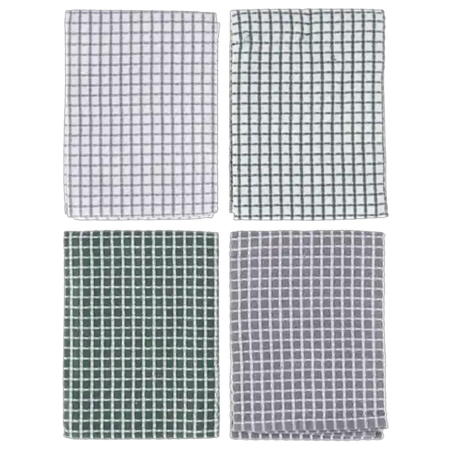 Image of Essentials Kitchen Cloth 45 x 65cm 4-Pack (Colour May Vary)