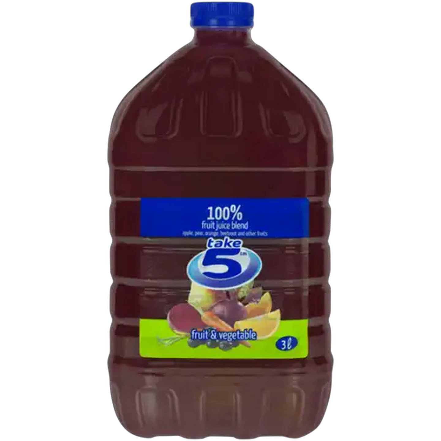 Image of Take 5 100% Fruit & Vegetable Flavoured Fruit Juice 3L