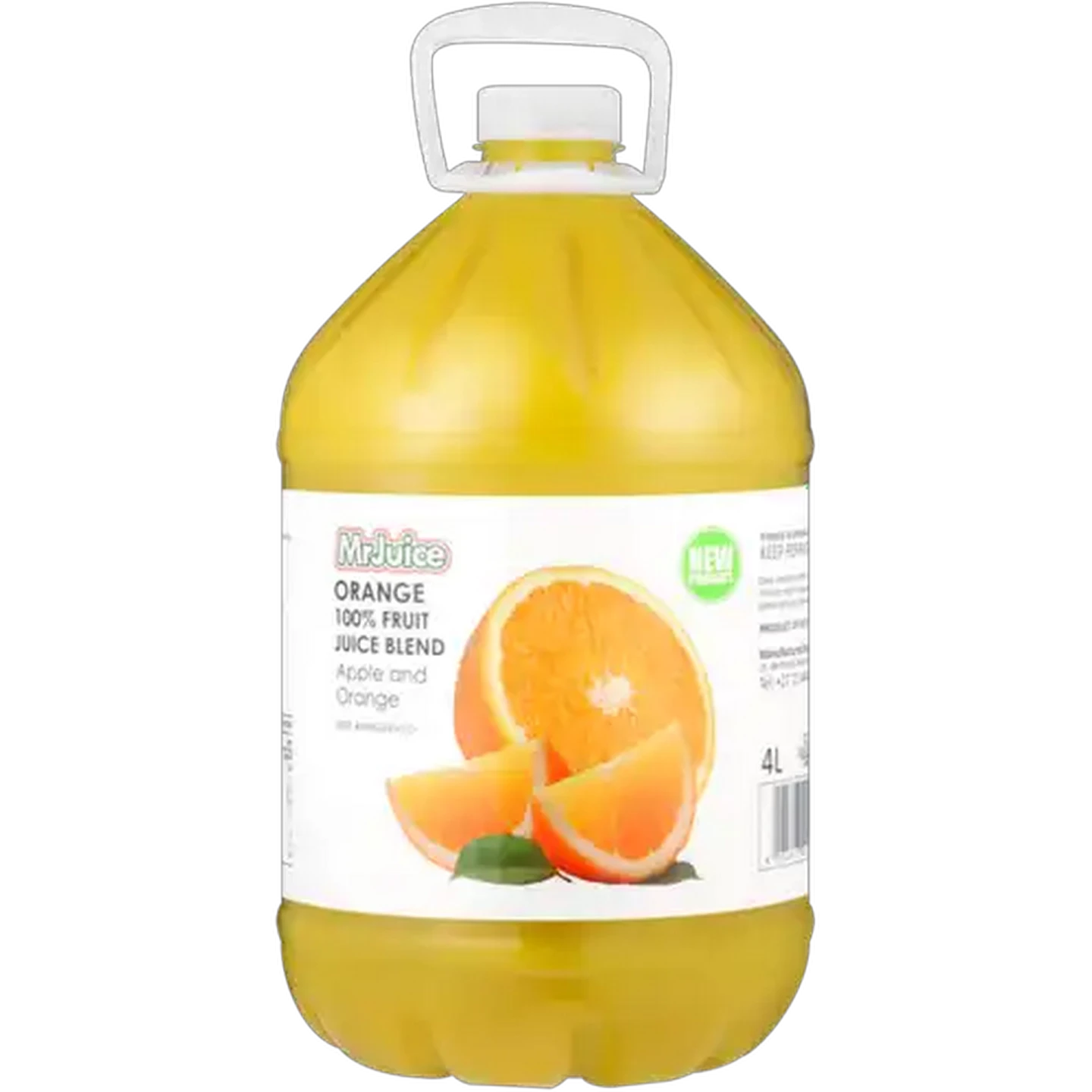 Image of Mr Juice Orange 100% Fruit Juice Blend Bottle 4L
