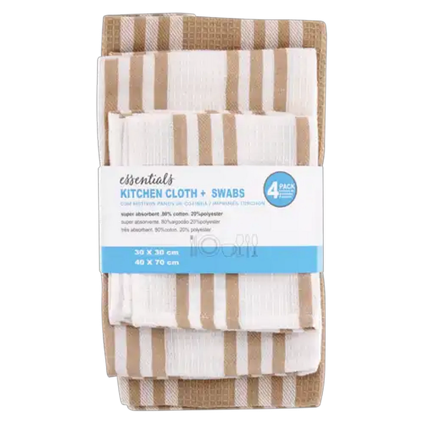 Image of Essentials Kitchen Cloth & Swabs 4-Pack