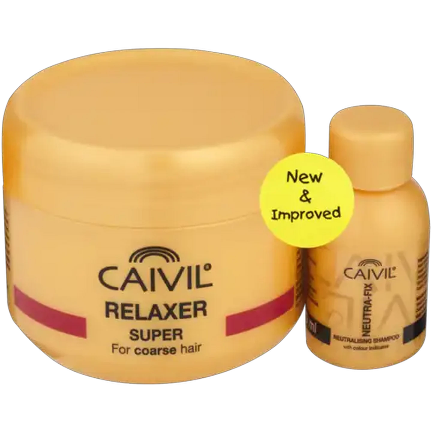 Image of Caivil No Lye Super Relaxer & Shampoo Set 2 Piece