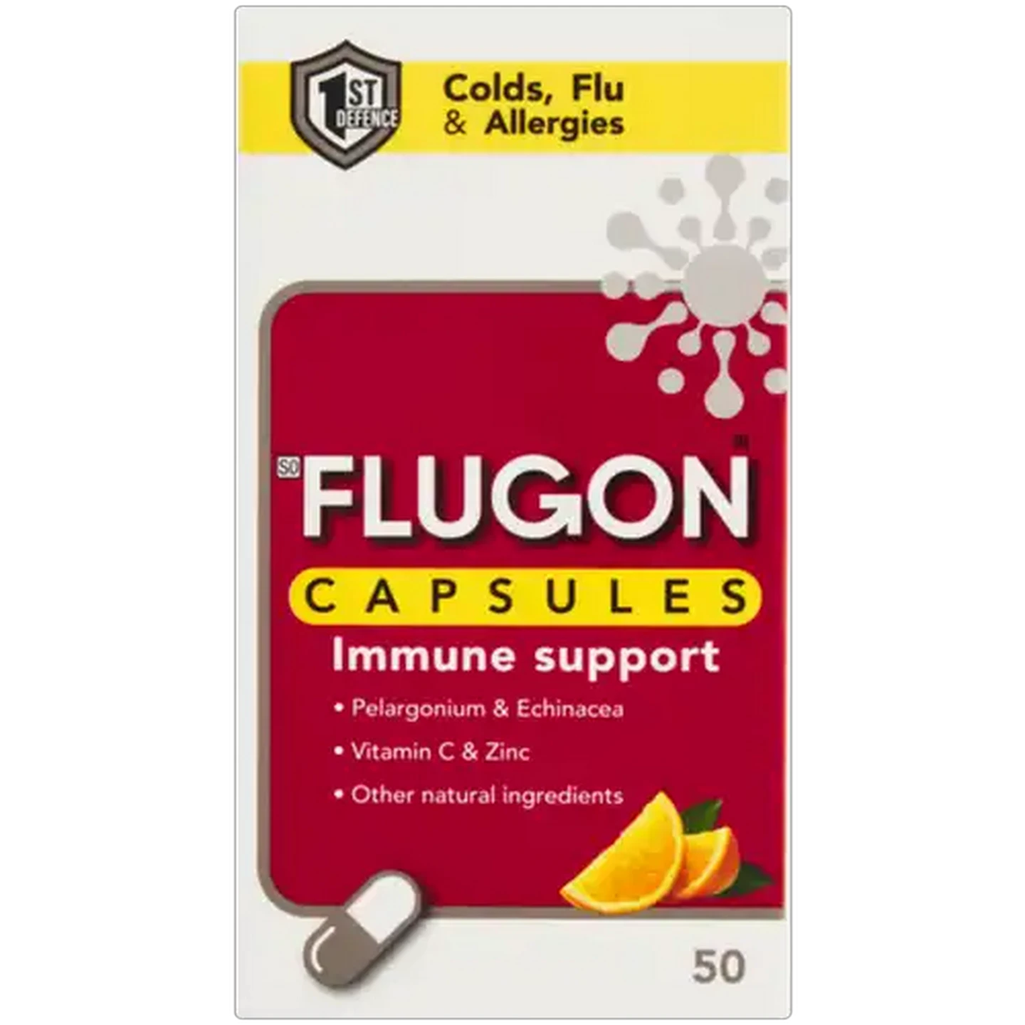 Image of Flugon Immune Capsules 50 Pack
