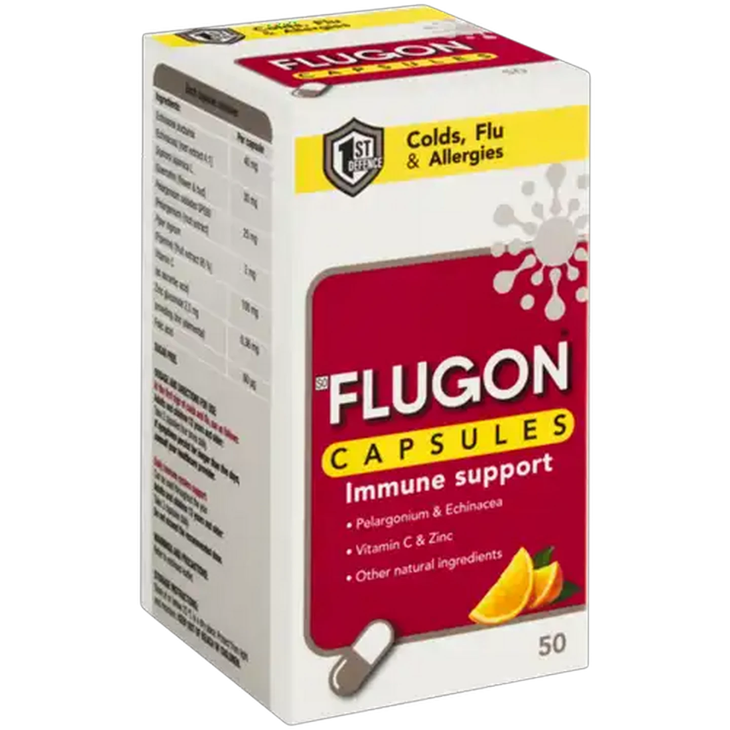 Image of Flugon Immune Capsules 50 Pack