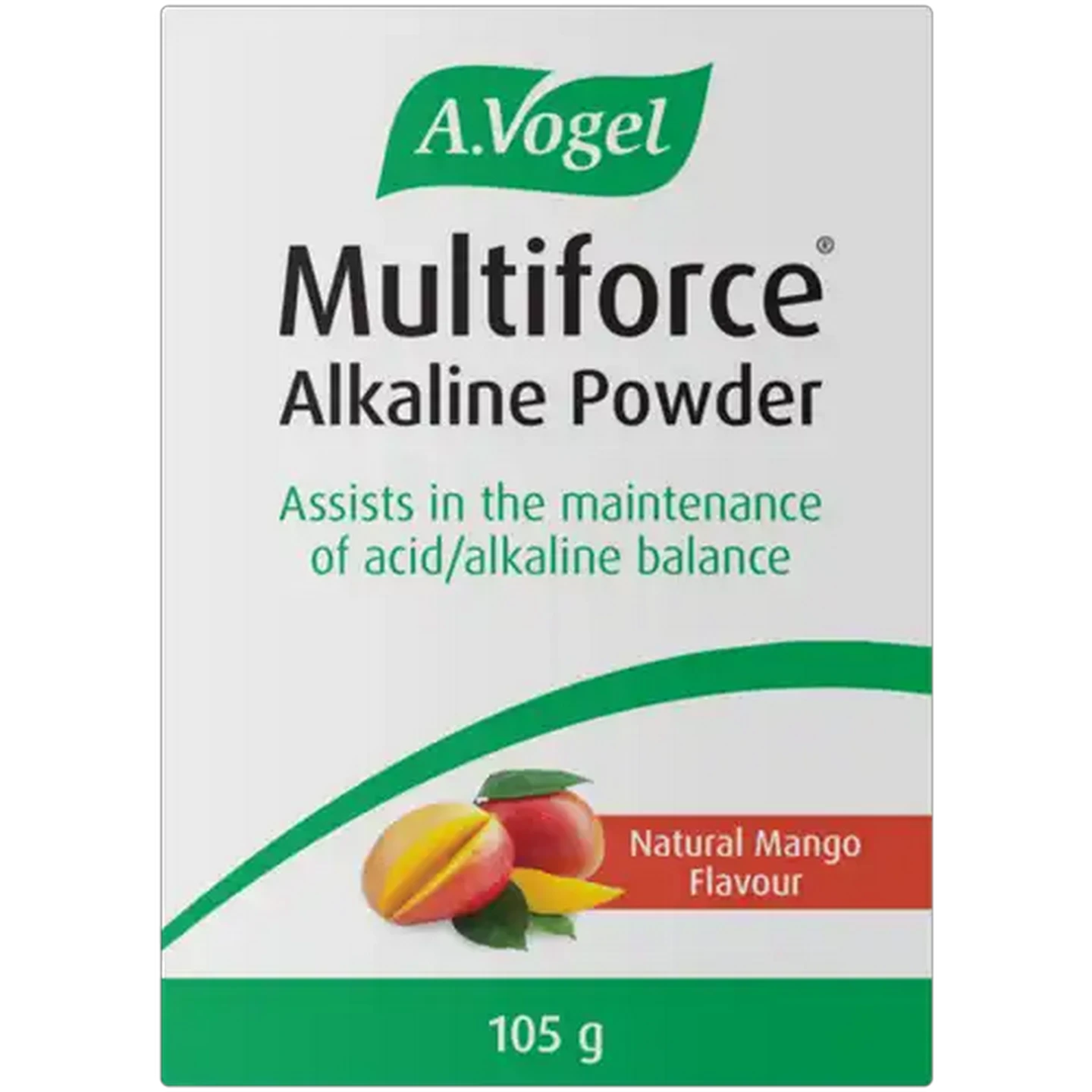 Image of A. Vogel Multiforce Mango Flavoured Alkaline Powder 105g