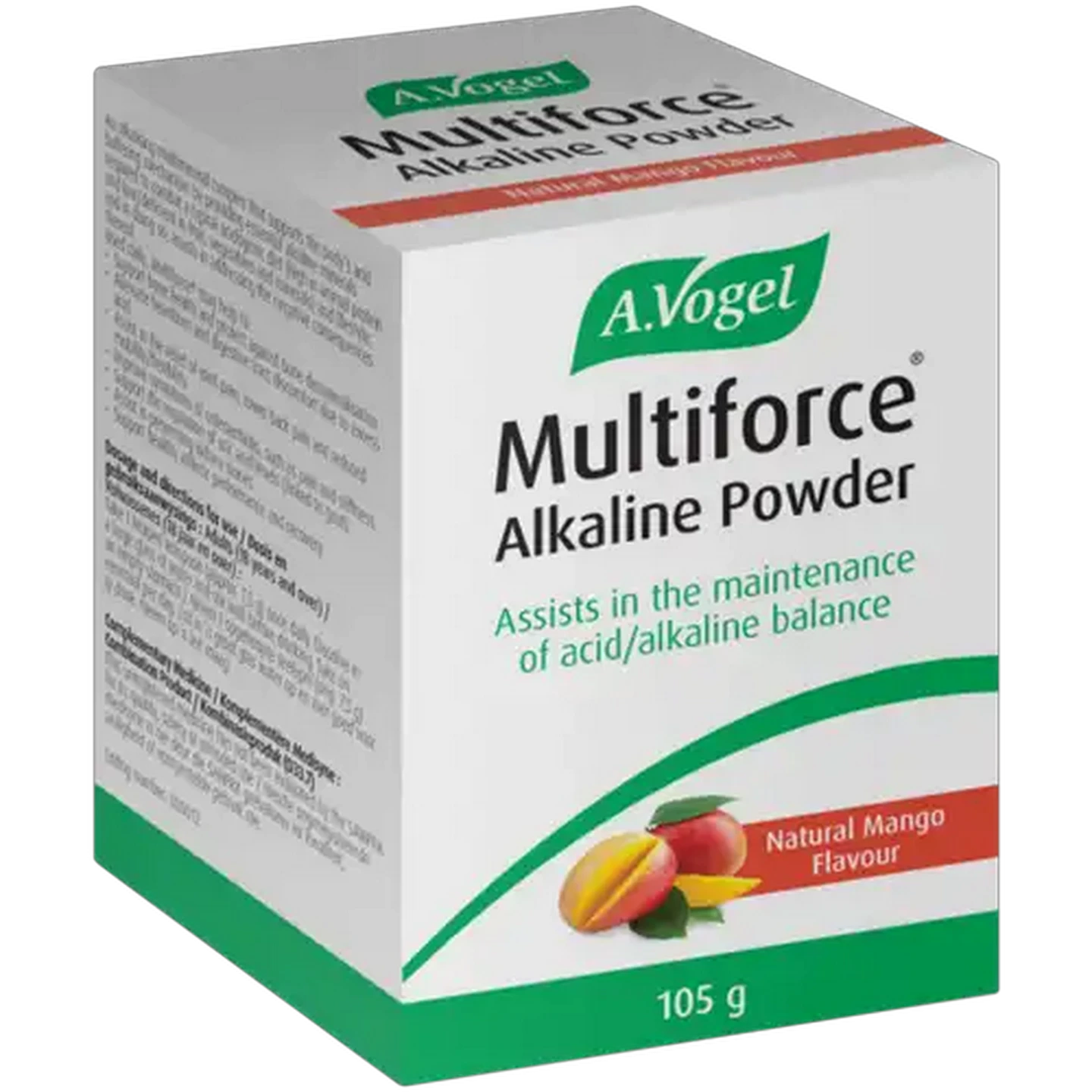 Image of A. Vogel Multiforce Mango Flavoured Alkaline Powder 105g