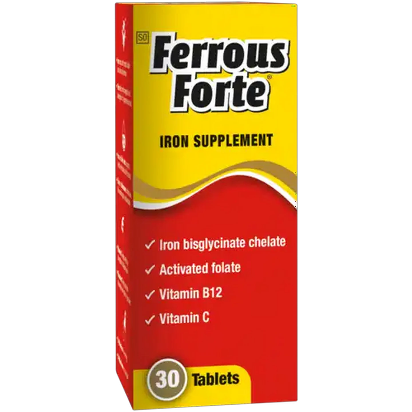 Image of Ferrous Forte Supplement Tablets 30 Pack
