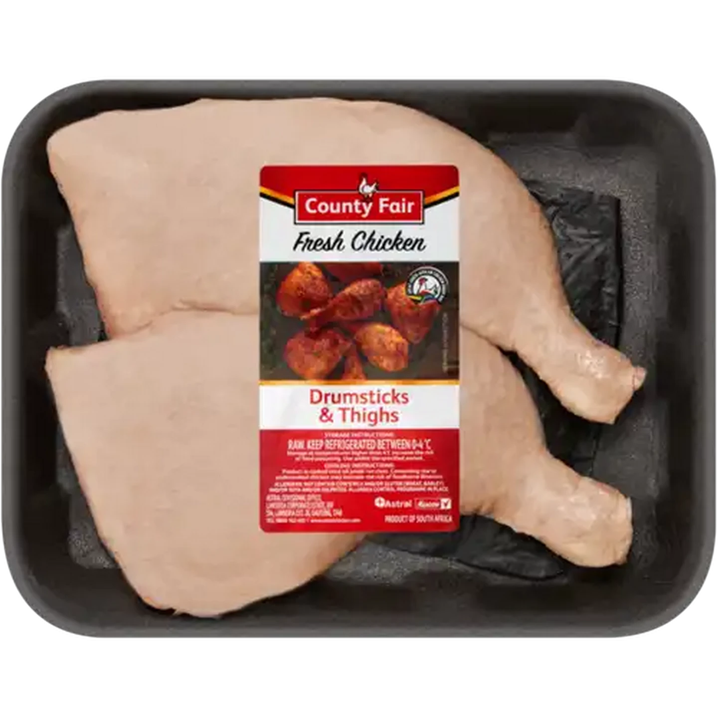 Image of County Fair Fresh Chicken Drumsticks & Thighs Per kg