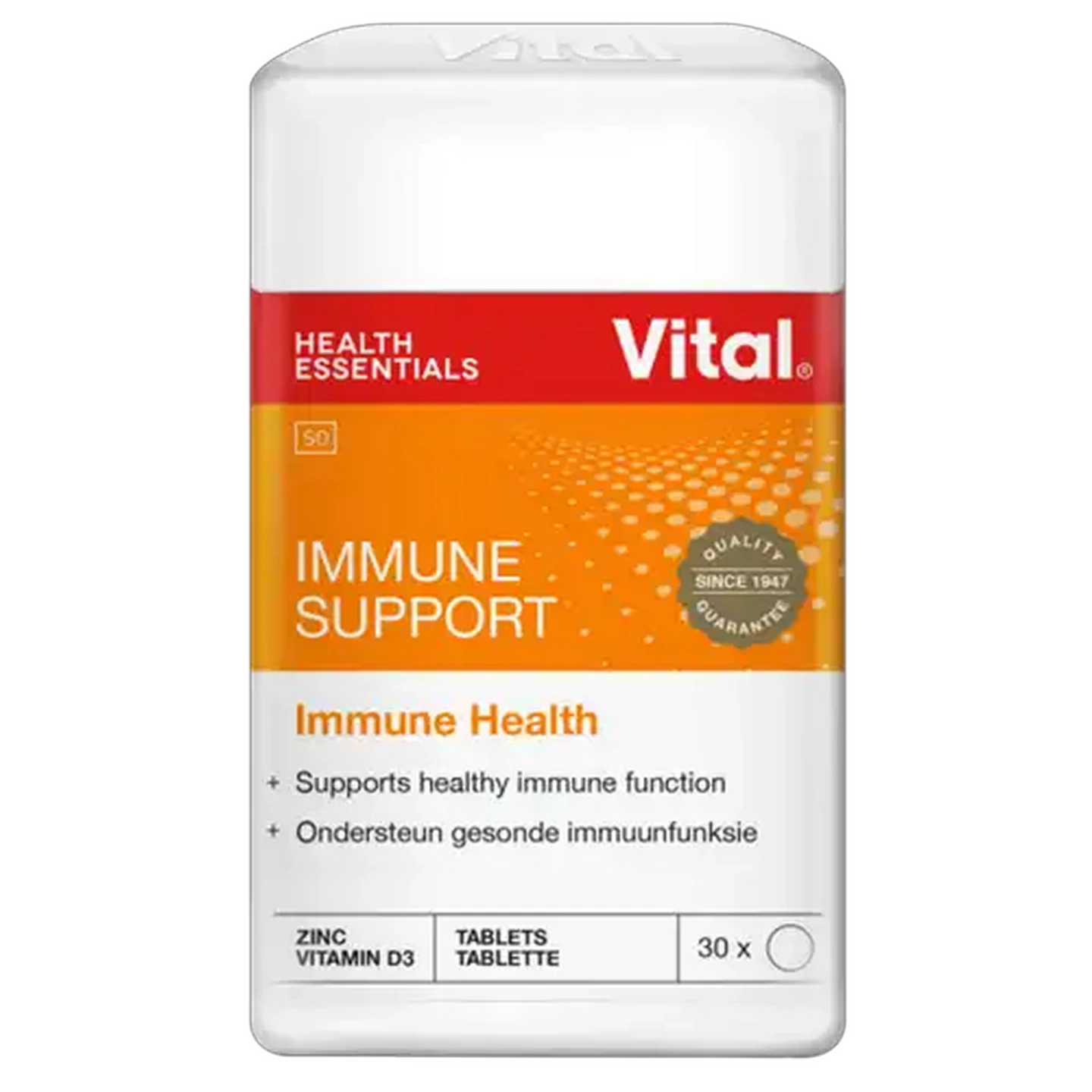 Image of Vital Health Immune Support Vitamin 30 Tablets