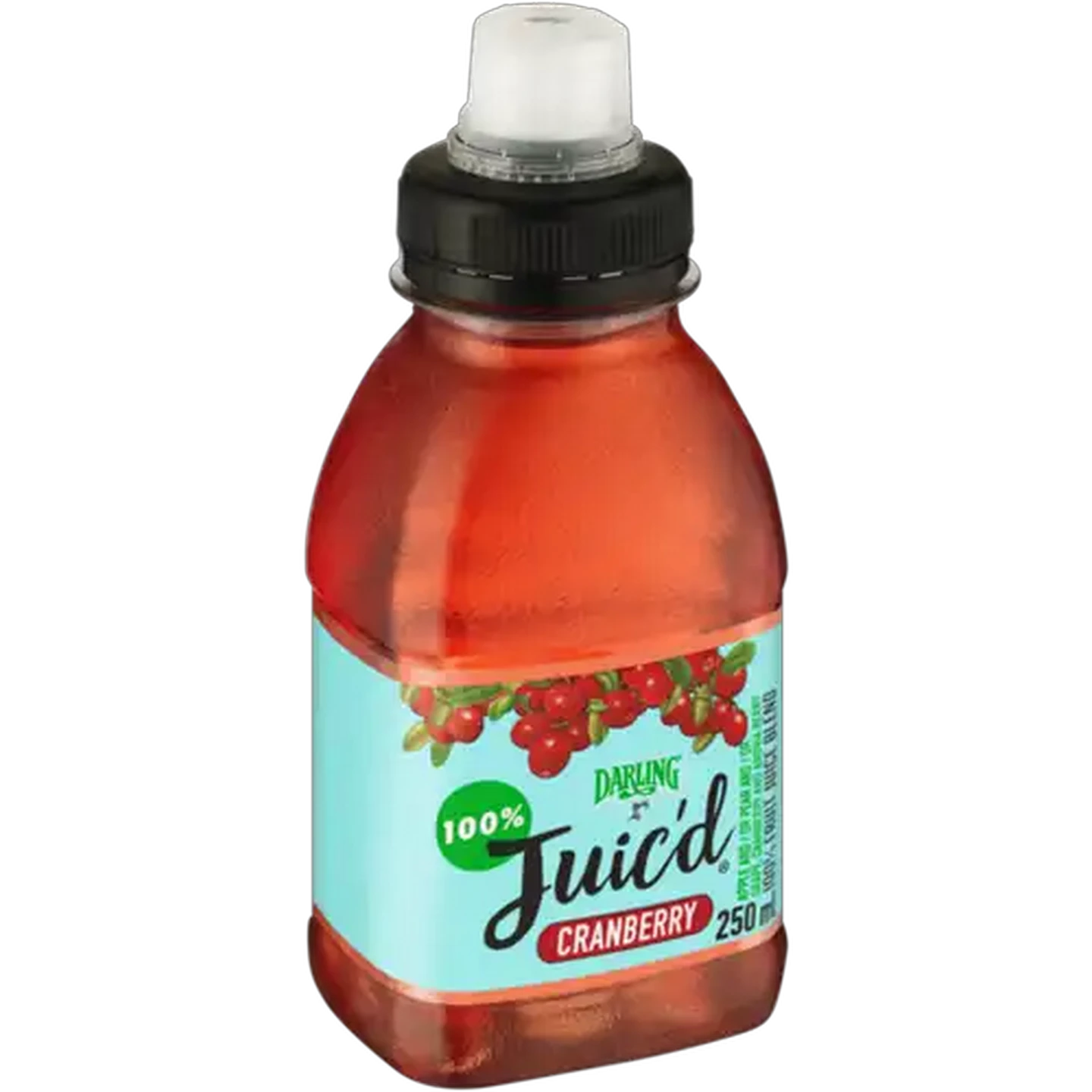 Image of Darling Juic'd Cranberry 100% Fruit Juice Blend 250ml