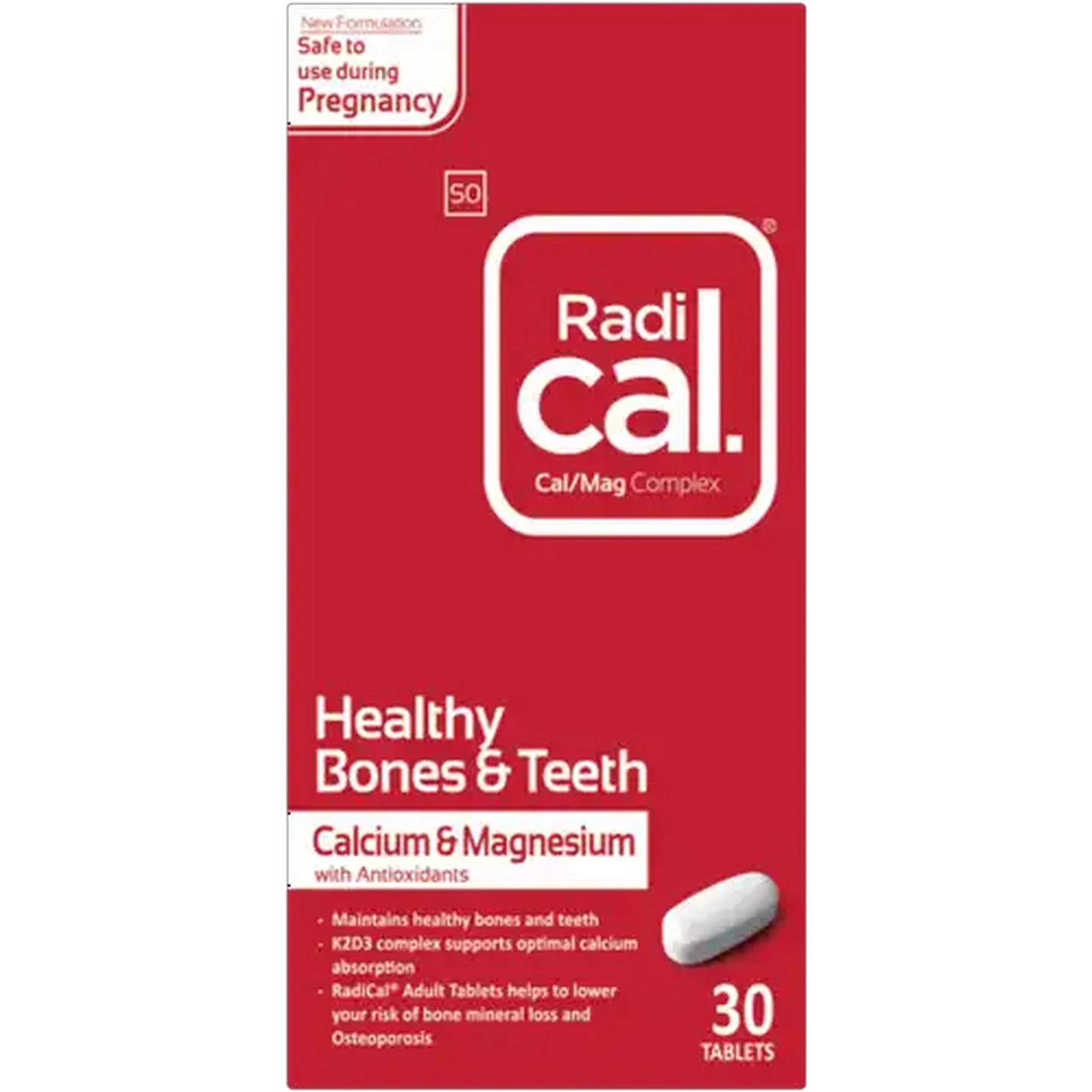 Image of Nativa Radical Healthy Bones & Teeth Supplements 30 Pack
