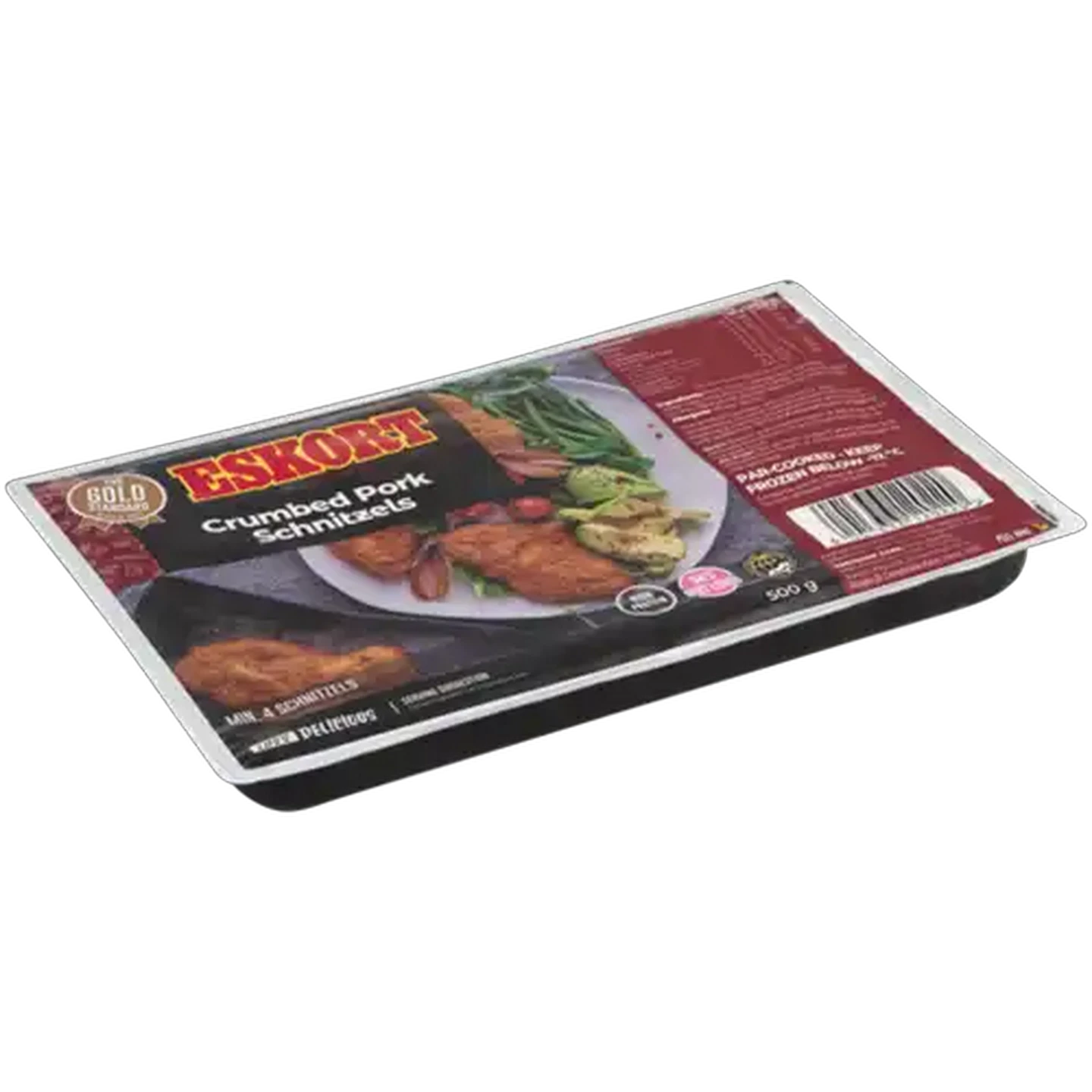 Image of Eskort Frozen Crumbed Pork Schnitzels 500g