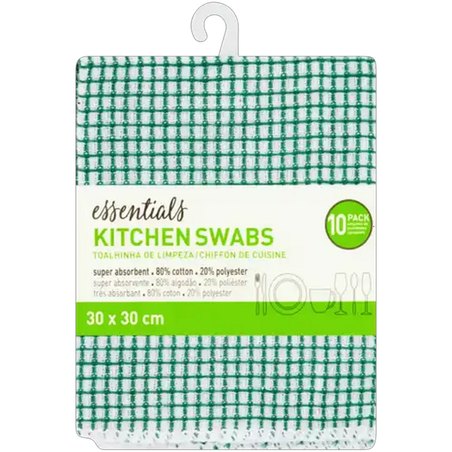 Image of Essentials Kitchen Swabs 10-Pack