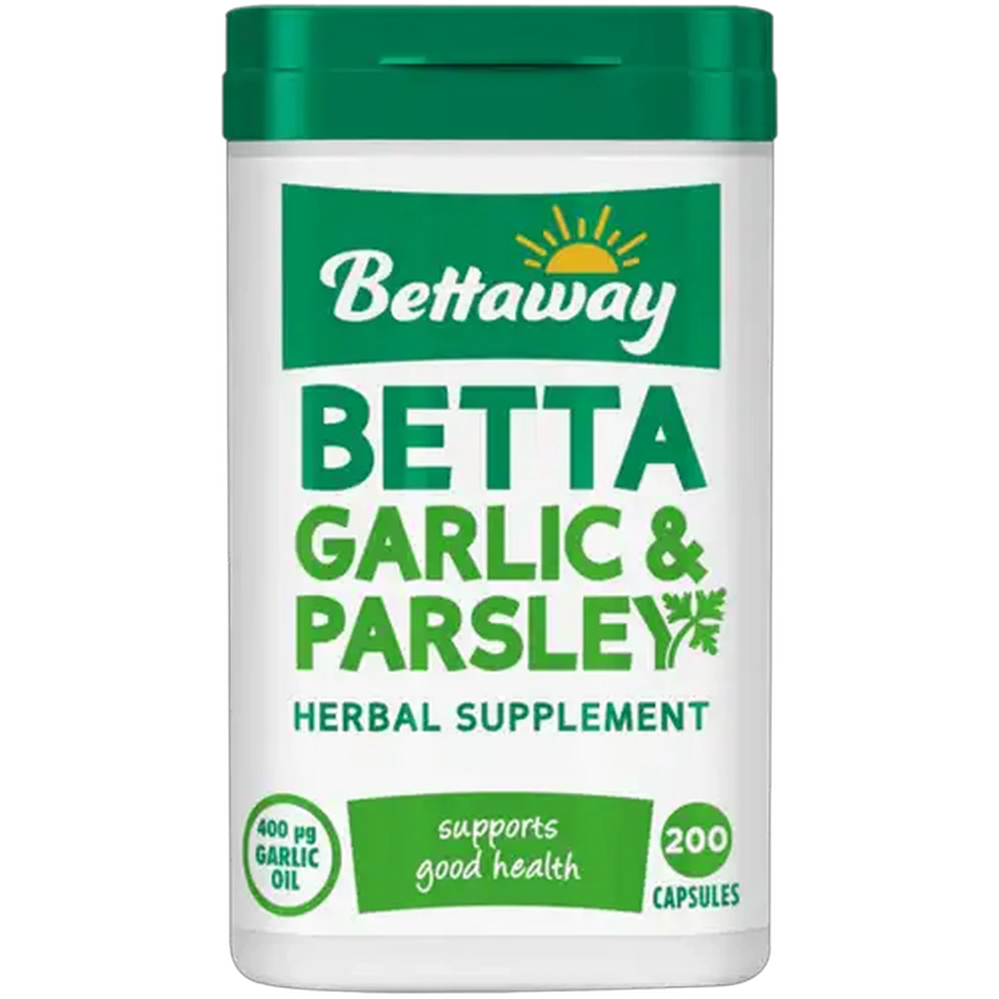 Image of Bettaway Garlic & Parsley Herbal Supplement 200-Pack