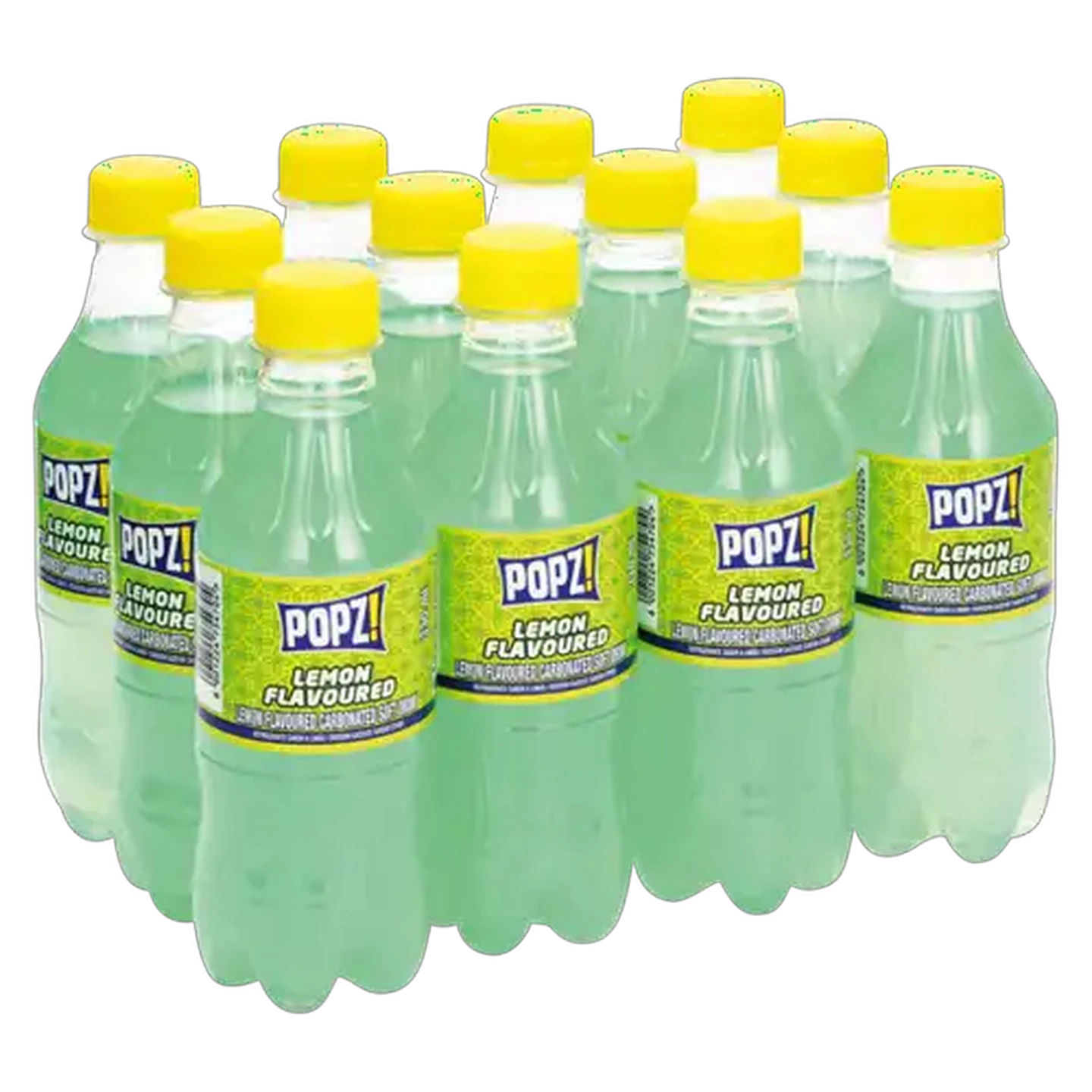 Image of Popz! Lemon Flavoured Soft Drink 12 x 330ml