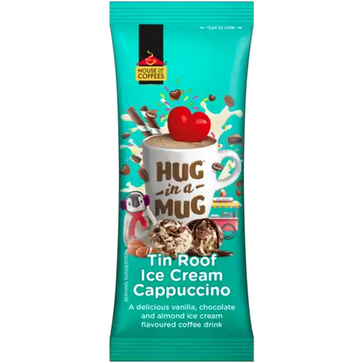 Image of Hug In A Mug Tin Roof Ice Cream Cappuccino Stick 24g