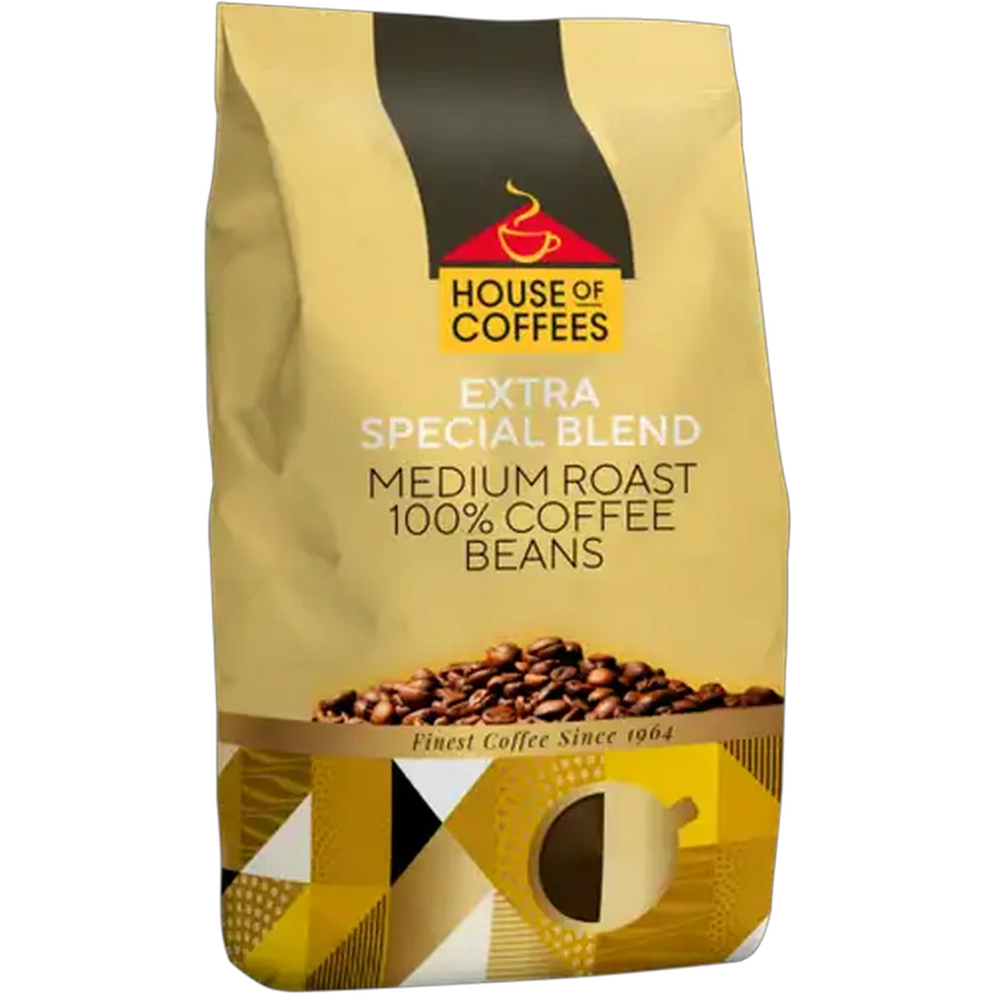 Image of House of Coffees Brown Extra Special Blend Coffee Beans 1kg