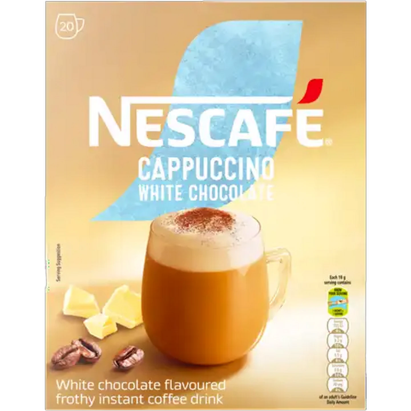 Image of NESCAFÉ White Chocolate Instant Cappuccino 20 x 18g