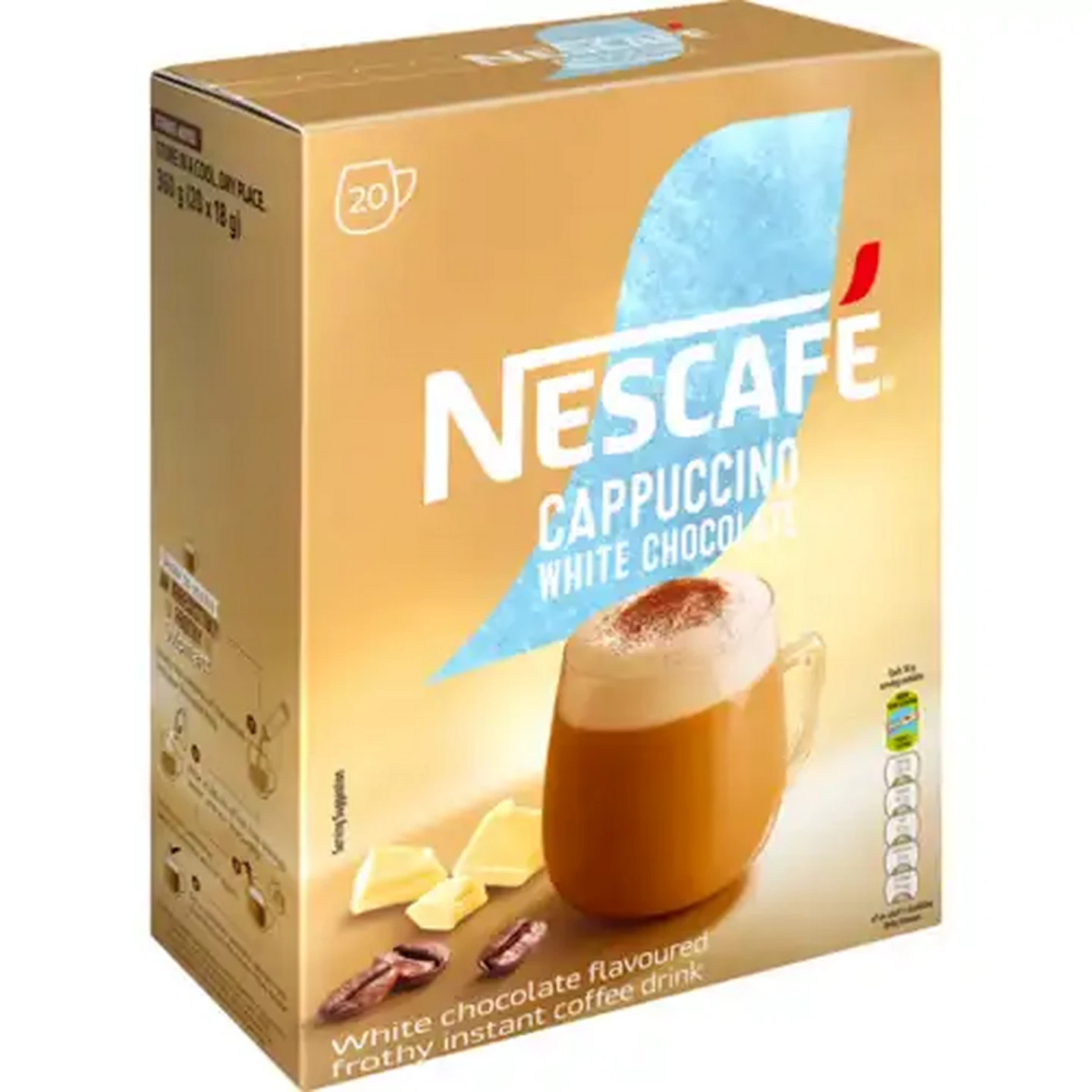 Image of NESCAFÉ White Chocolate Instant Cappuccino 20 x 18g