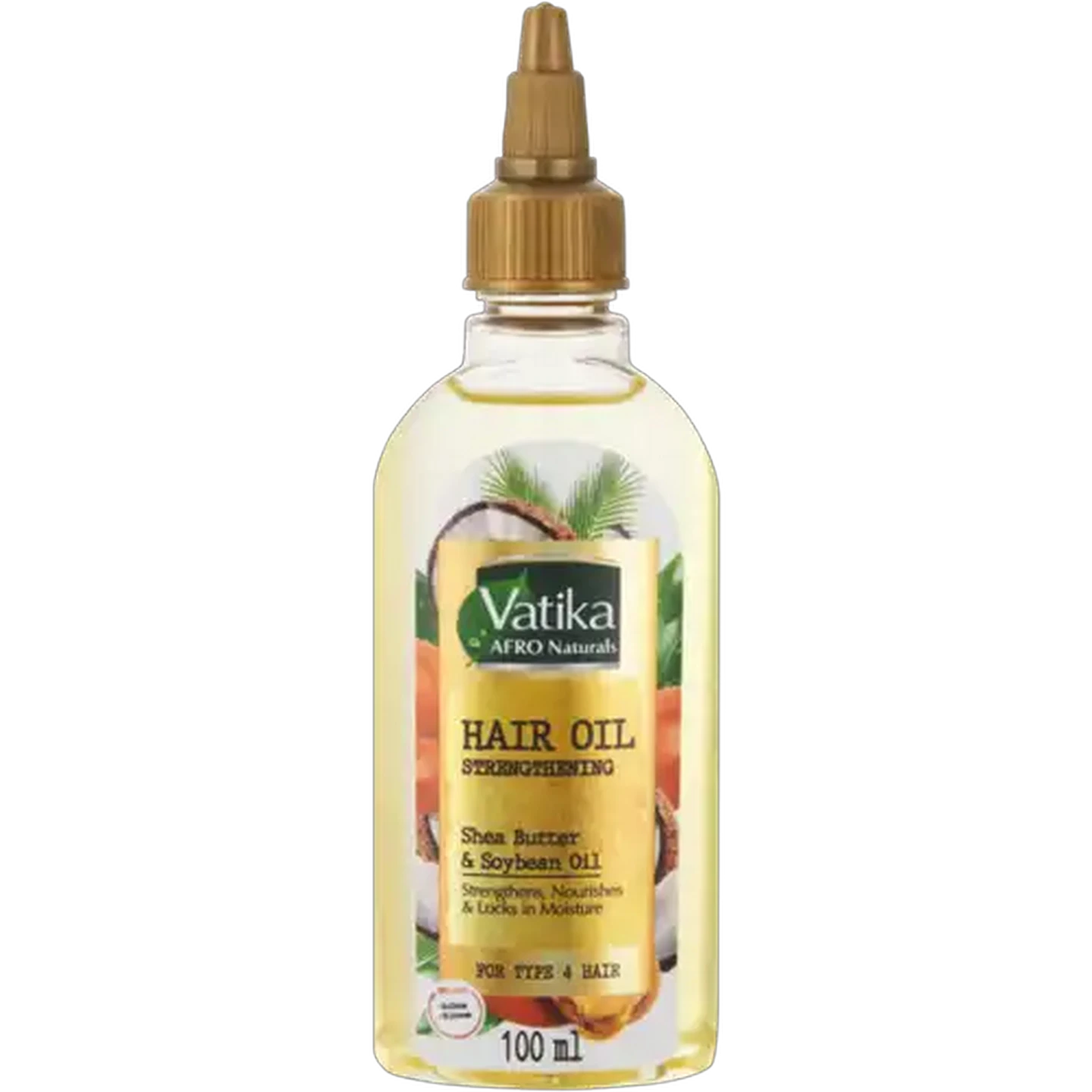 Image of Vatika Afro Naturals Strengthening Hair Oil Bottle 100ml