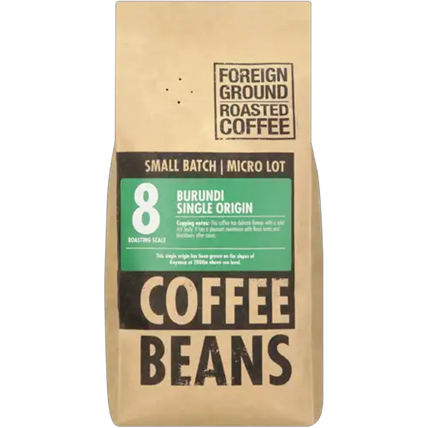 Image of Foreign Ground Burundi Single Origin Coffee Beans 500g