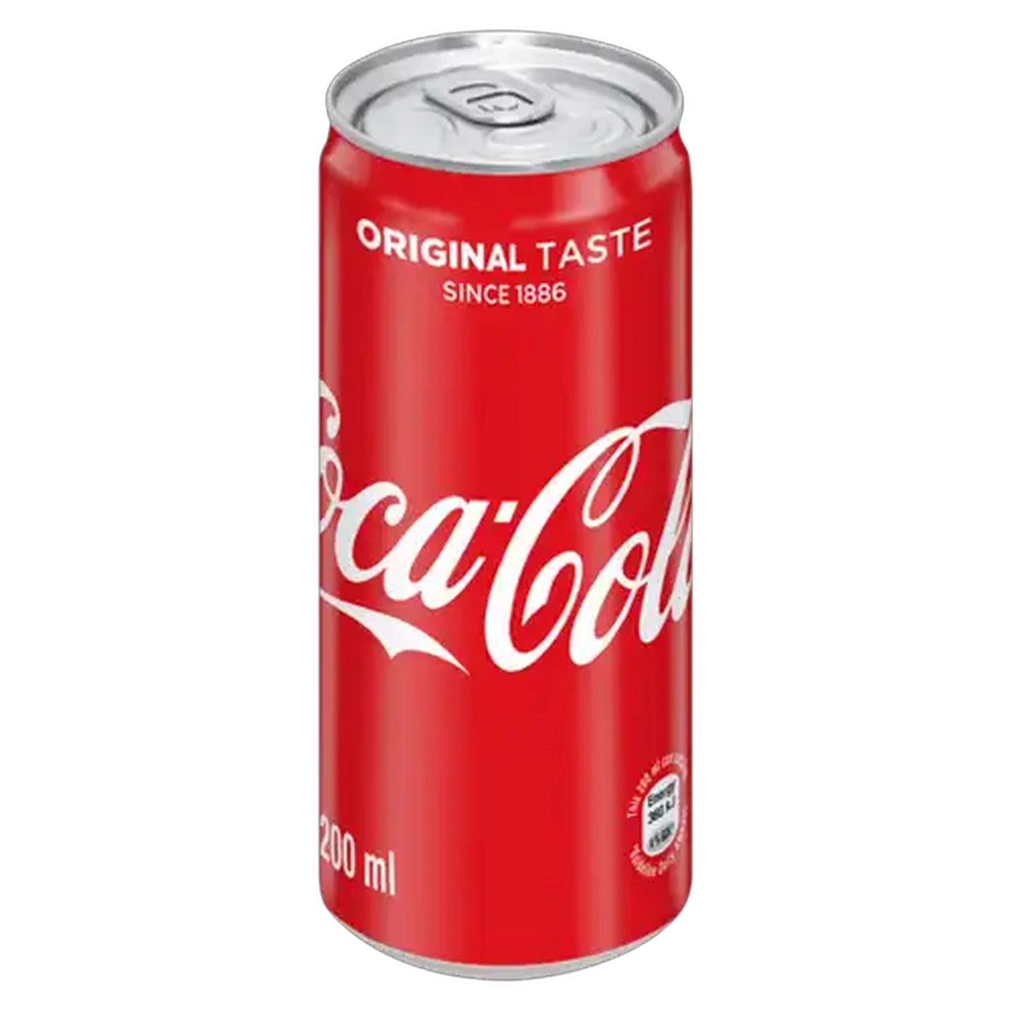 Image of Coca-Cola Original Soft Drink Can 200ml