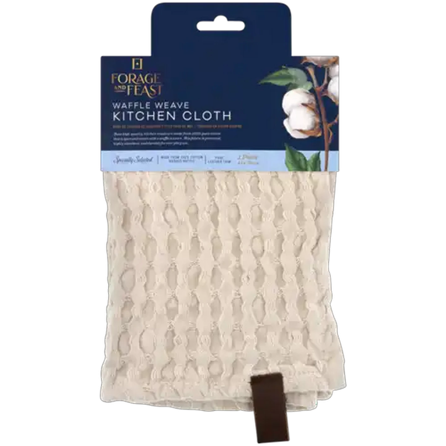 Image of Forage And Feast Waffle Weave Kitchen Cloth 45 x 70cm
