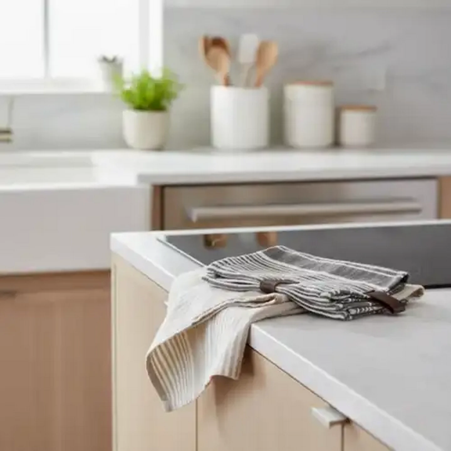 Image of Forage And Feast Slub Weave Kitchen Cloth Set 45 x 70cm 3-Pack (Colour May Vary)
