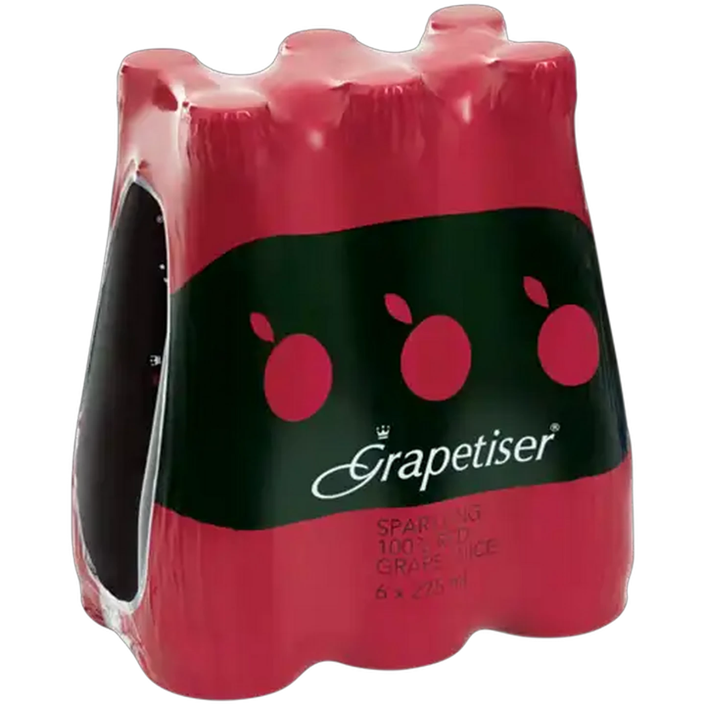 Image of Grapetiser 100% Sparkling Red Grape Juice Bottles 6 x 275ml