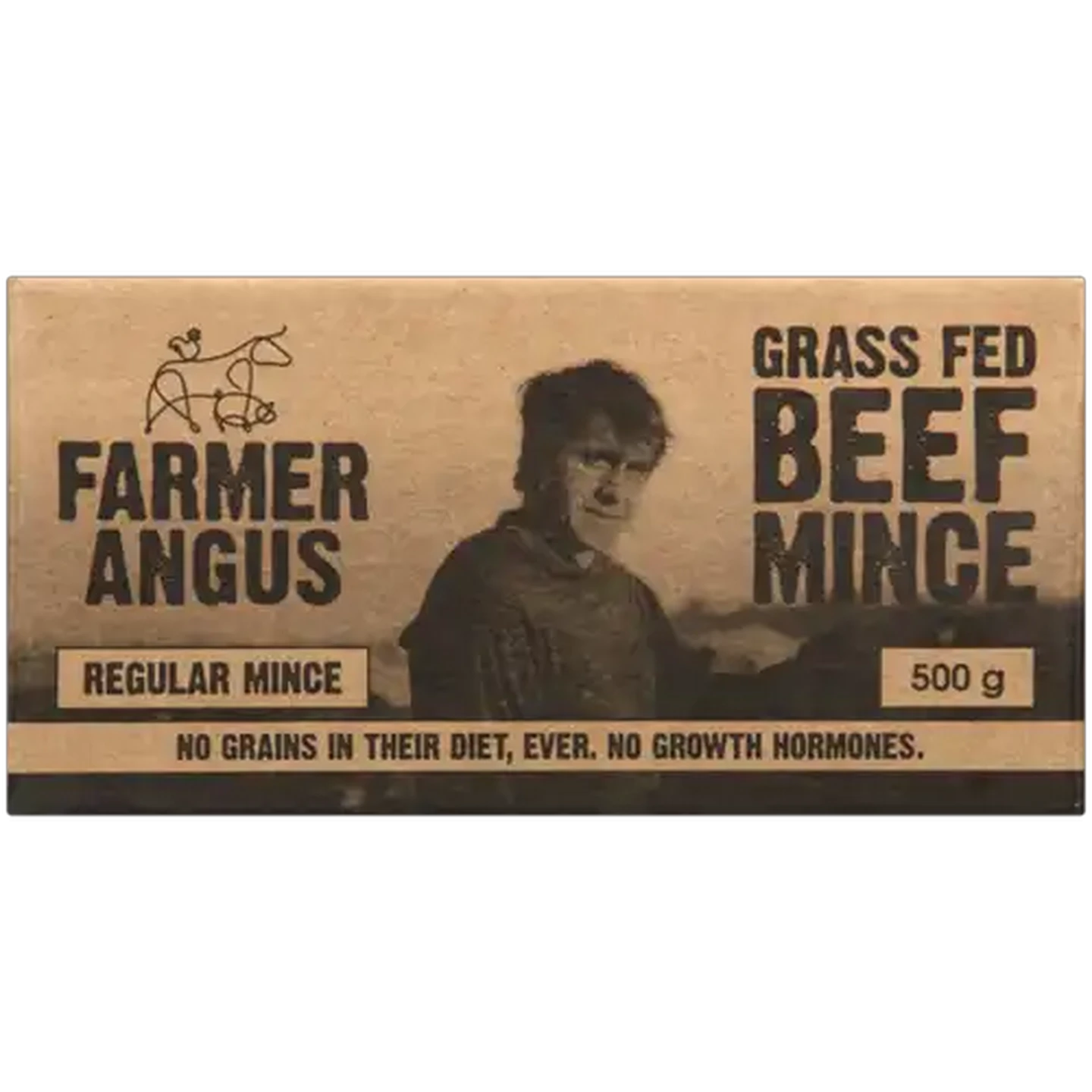 Image of Farmer Angus Grass Fed Frozen Beef Mince 500g