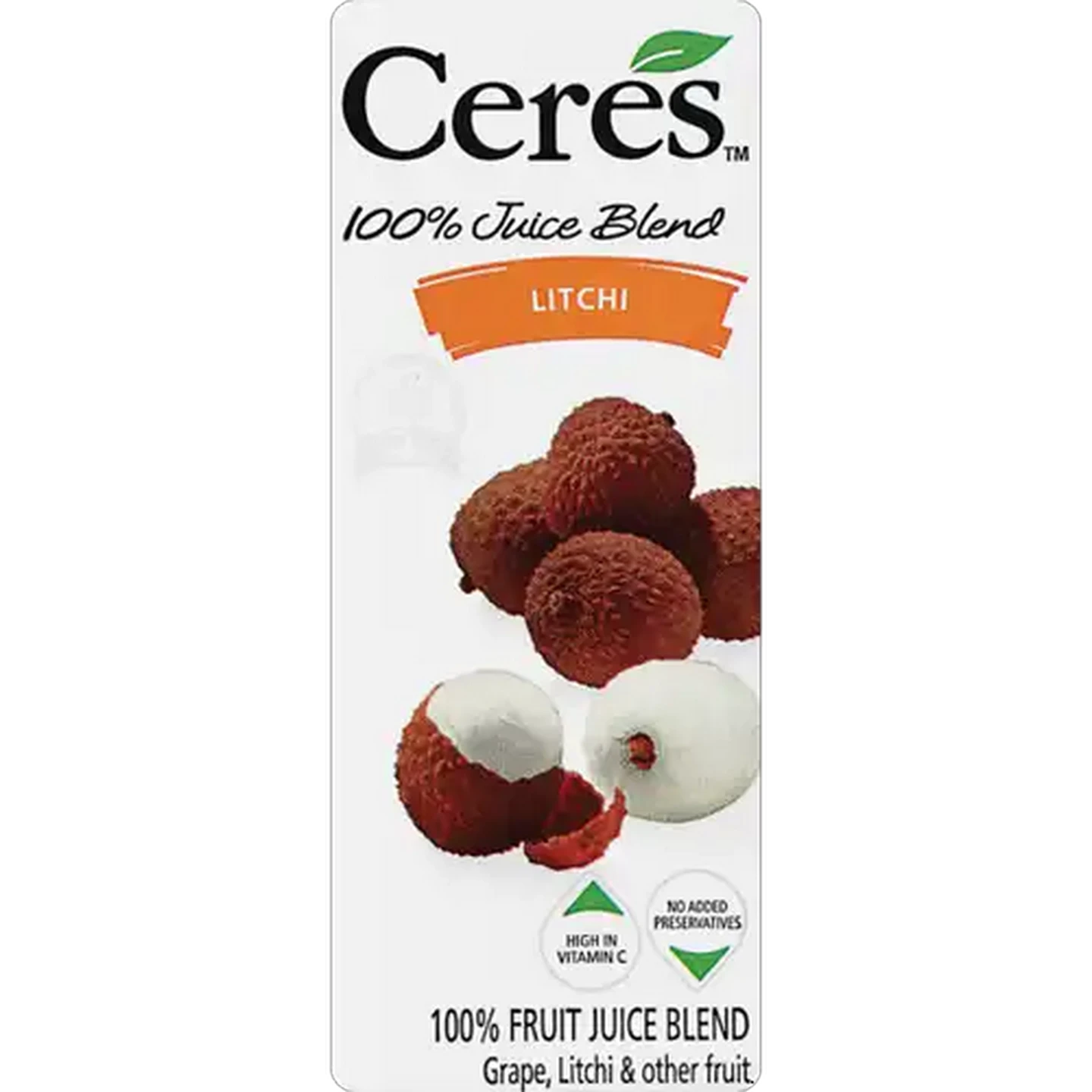Image of Ceres 100% Litchi Fruit Juice 200ml