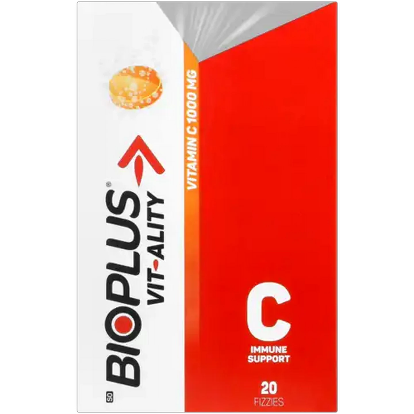 Image of Bioplus Vitamin C Immune Support Effervescent Tablets 20 Pack