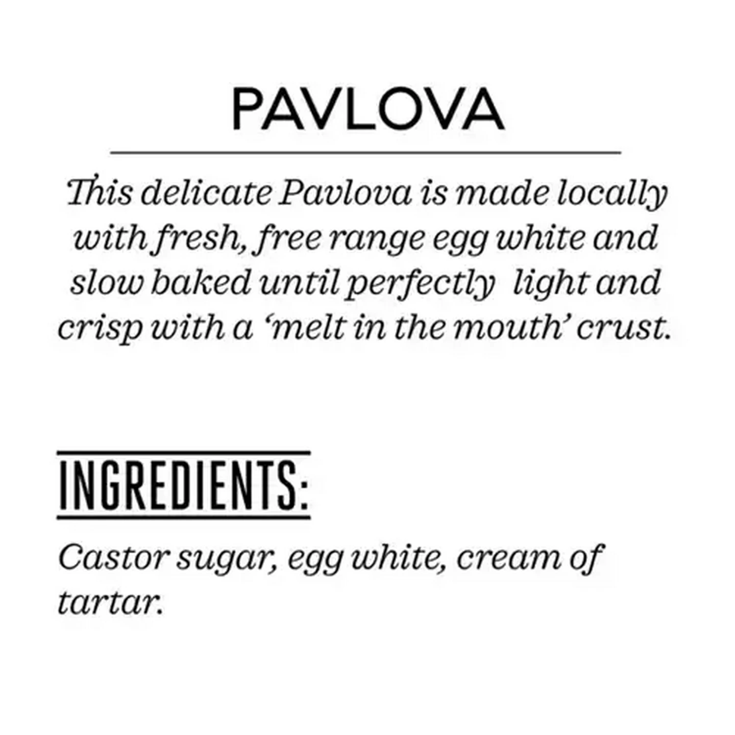 Image of Forage And Feast Handmade Pavlova 135g
