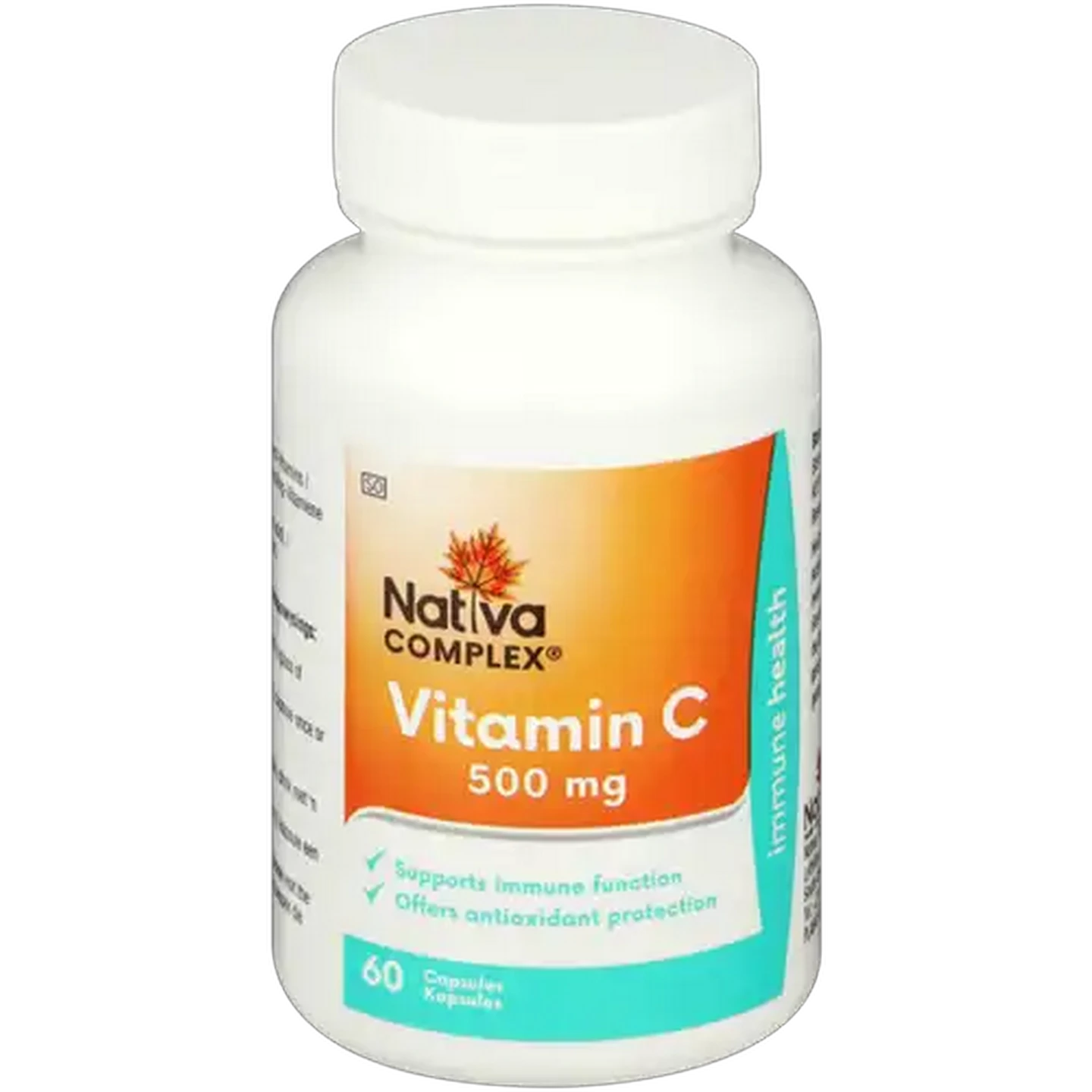 Image of Nativa Complex 500mg Vitamin C Capsules 60 Pack