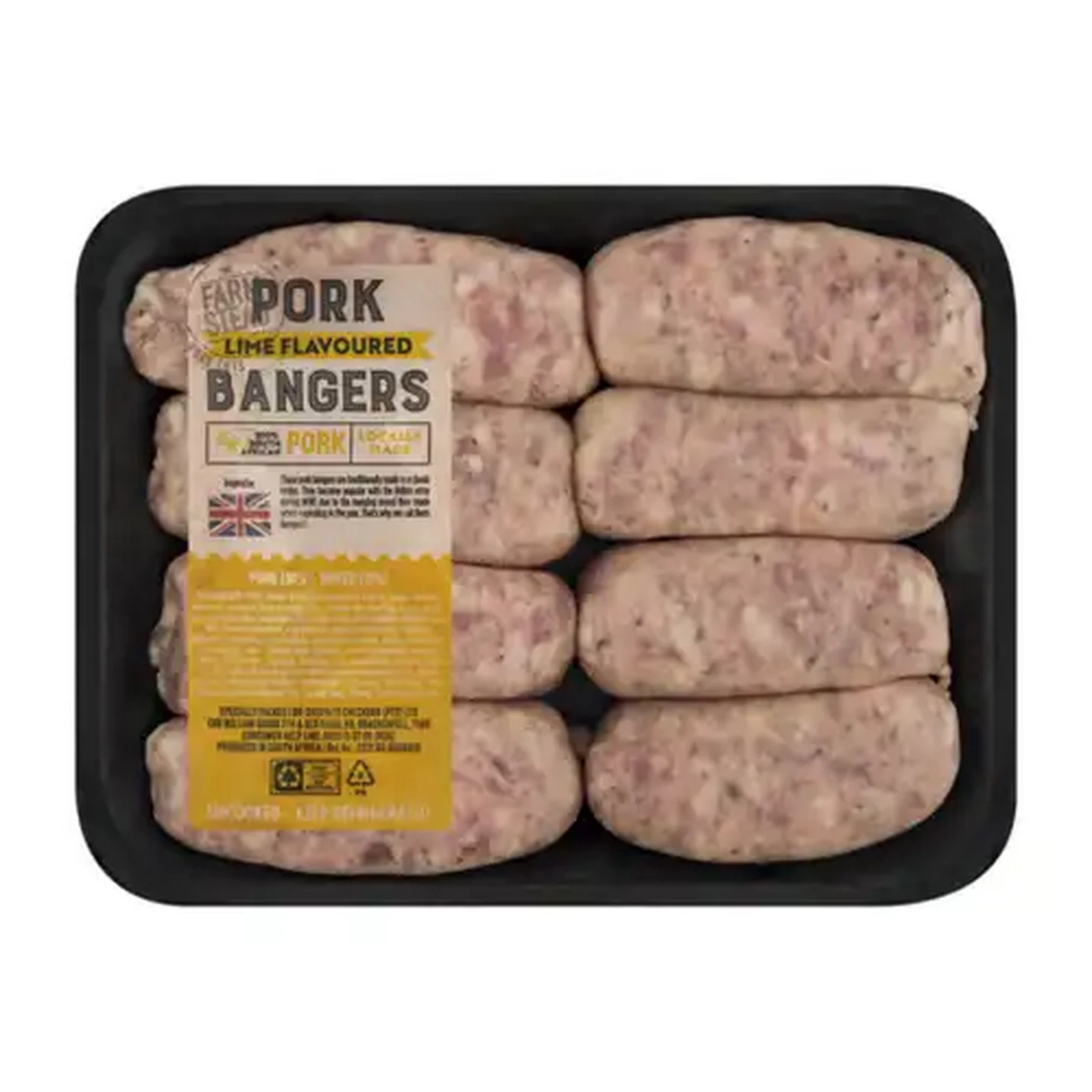Image of Farmstead Lime Flavoured Pork Bangers Per kg
