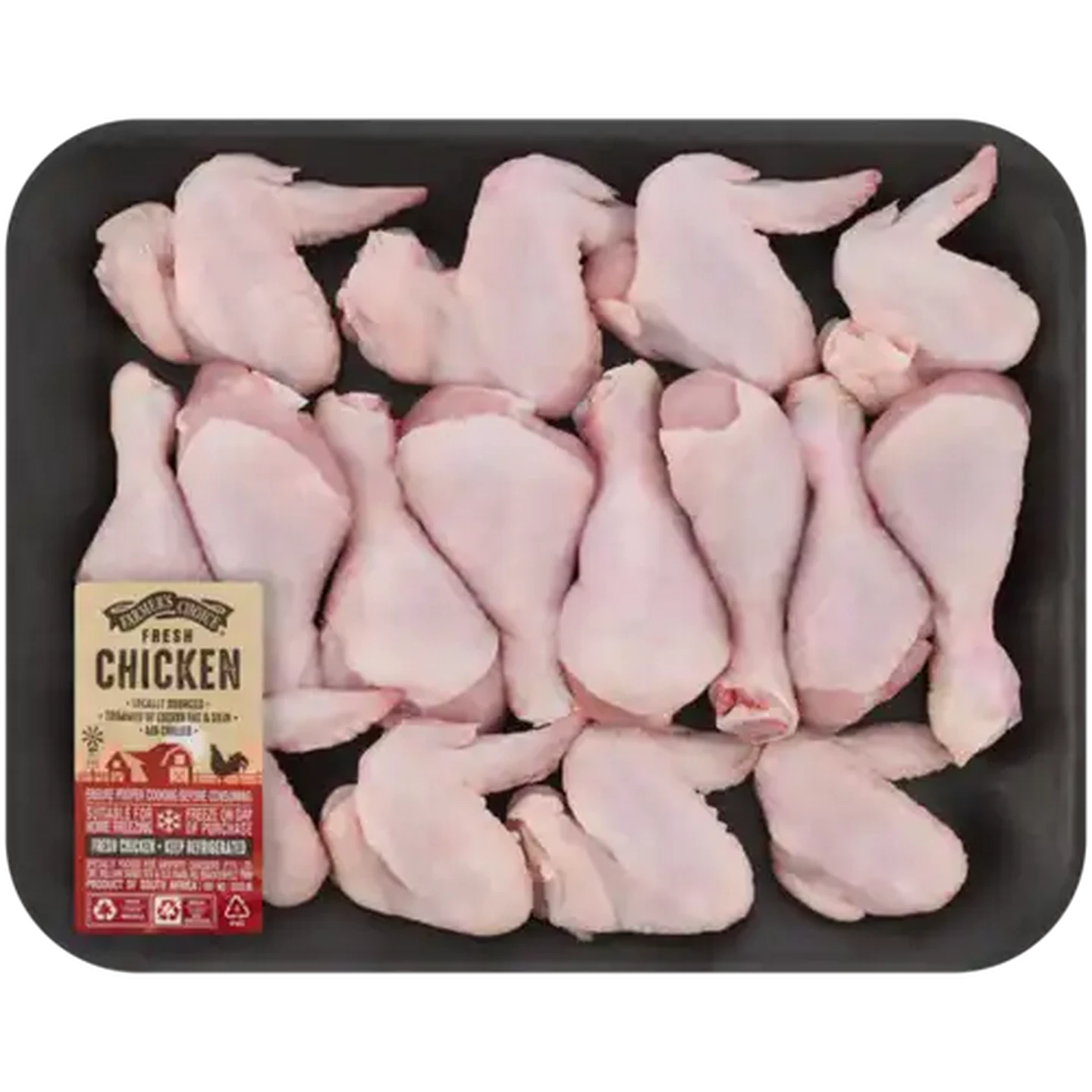 Image of Farmer's Choice Fresh Chicken Drumsticks & Wings Per kg