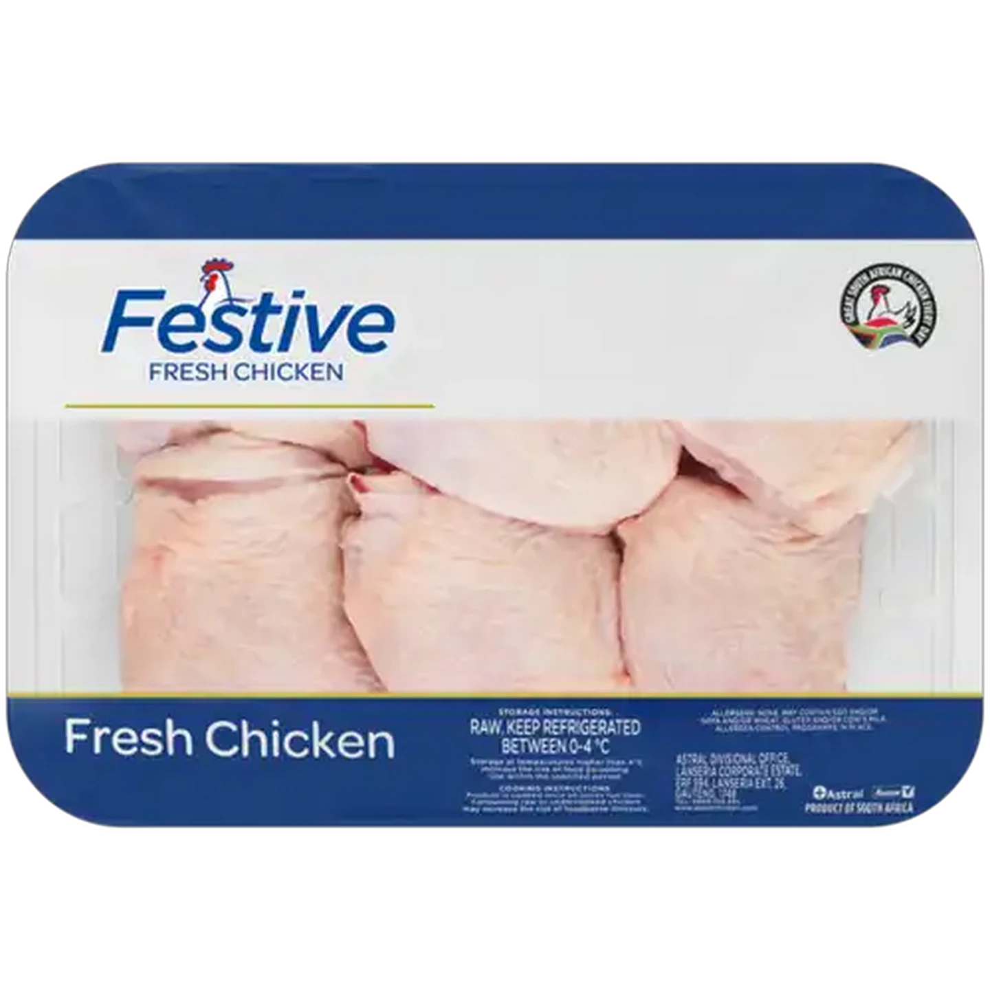 Image of Festive Fresh Chicken Thighs 6 Piece