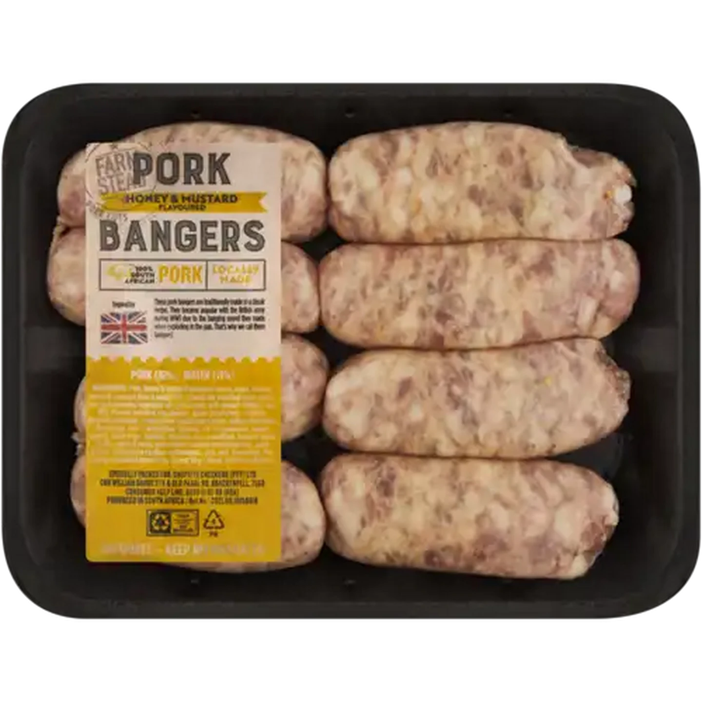 Image of Farmstead Honey & Mustard Flavoured Pork Bangers Per kg