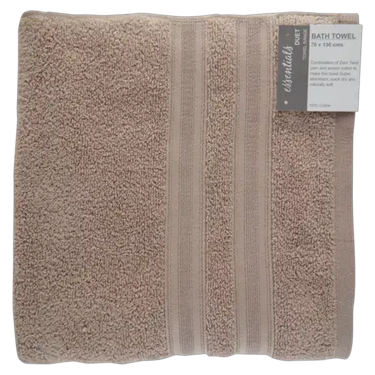 Image of Essentials Duet Mink Bath Sheet 70 x 130cm
