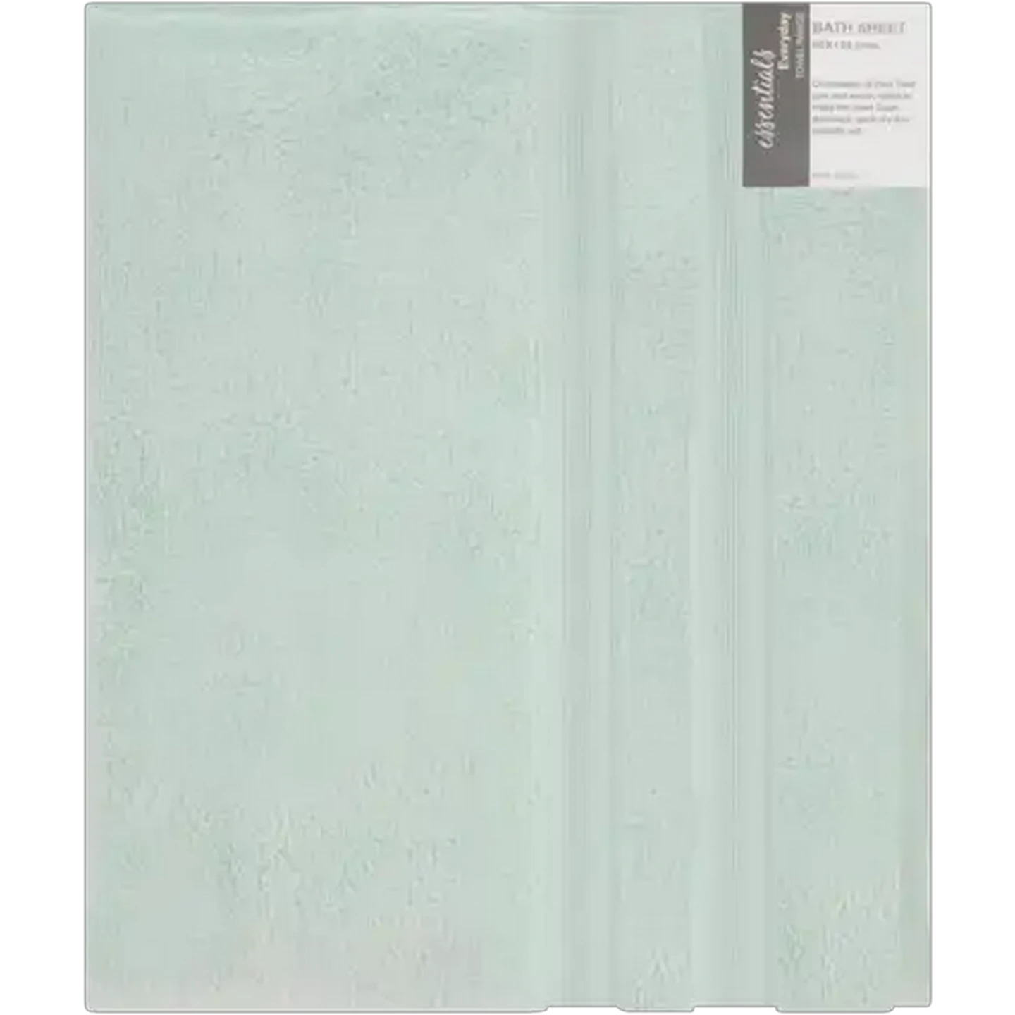 Image of Essentials Duet Range Green Bath Sheet 90 x 150cm