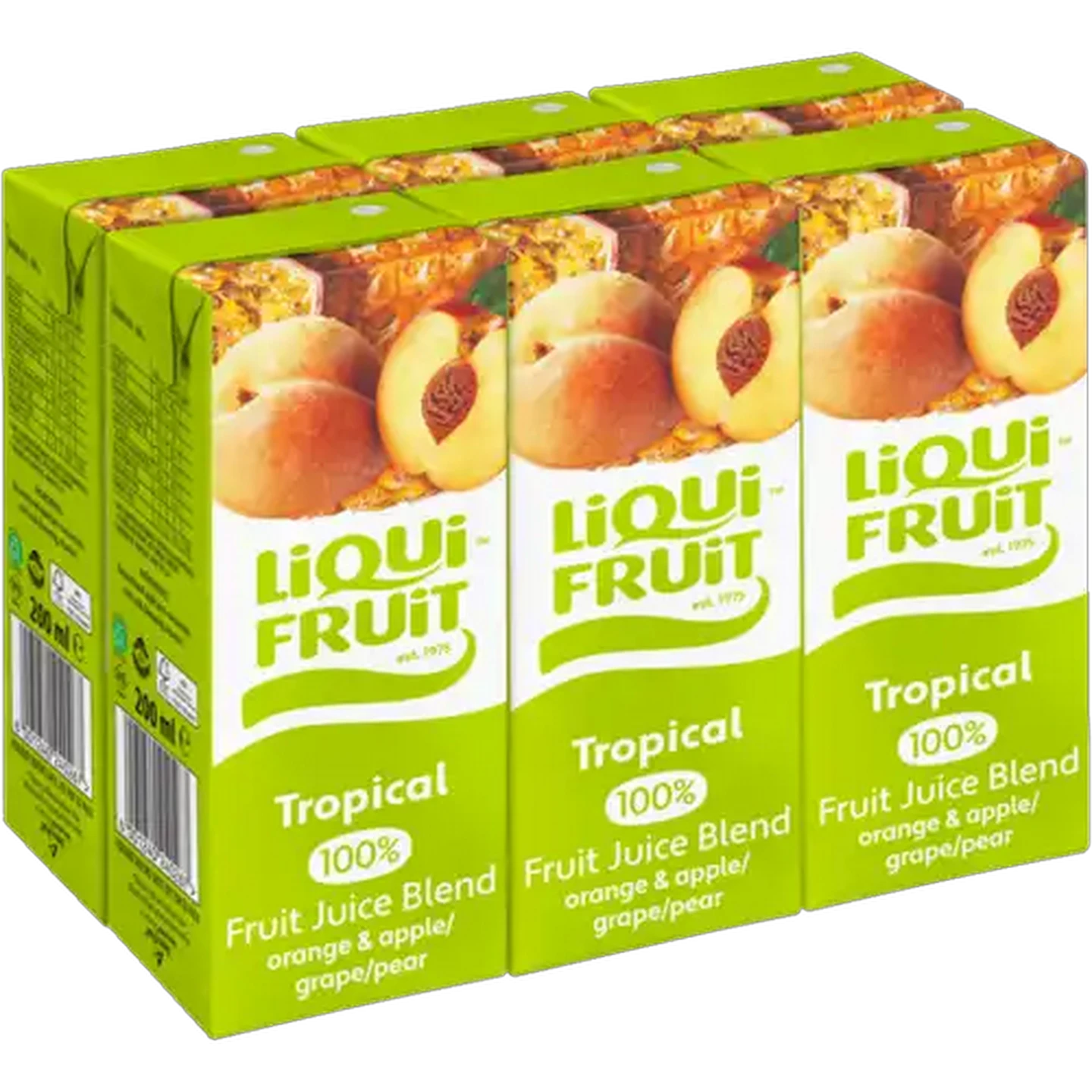 Image of Liqui Fruit Tropical 100% Fruit Juice Blend 6 x 200ml