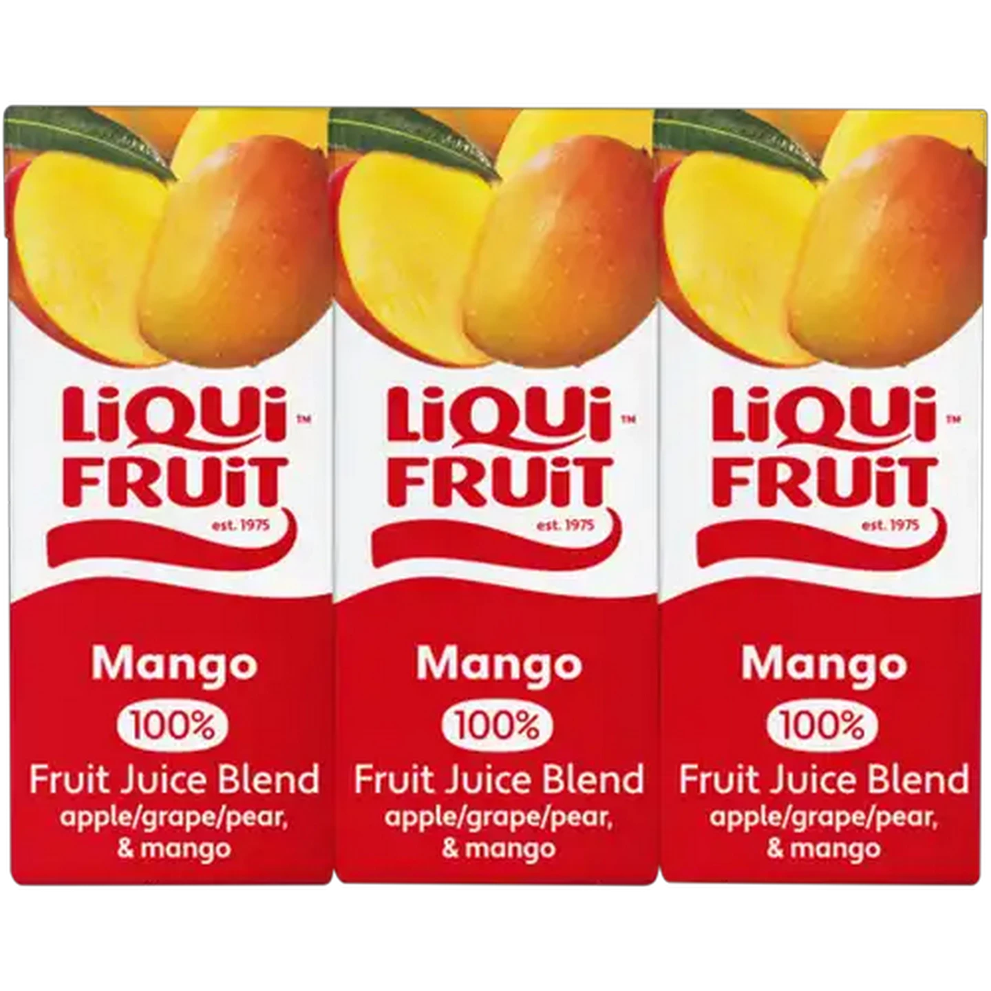 Image of Liqui Fruit Mango 100% Fruit Juice Blend 6 x 200ml