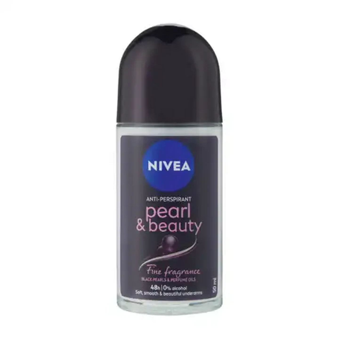 Image of NIVEA Pearl & Beauty Fine Fragrance 0% Alcohol Anti-Perspirant Roll-On 50ml