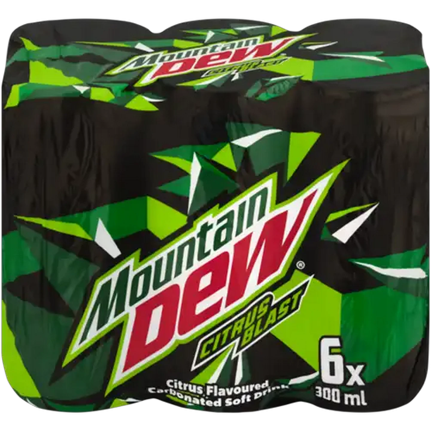 Image of Mountain Dew Citrus Blast Soft Drink 6 x 300ml