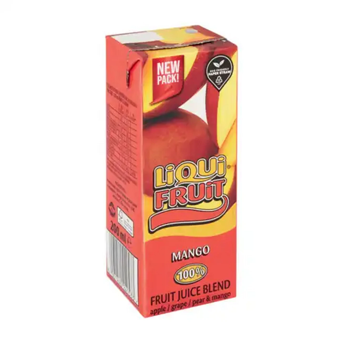Image of Liqui Fruit Mango 100% Fruit Juice Blend 200ml